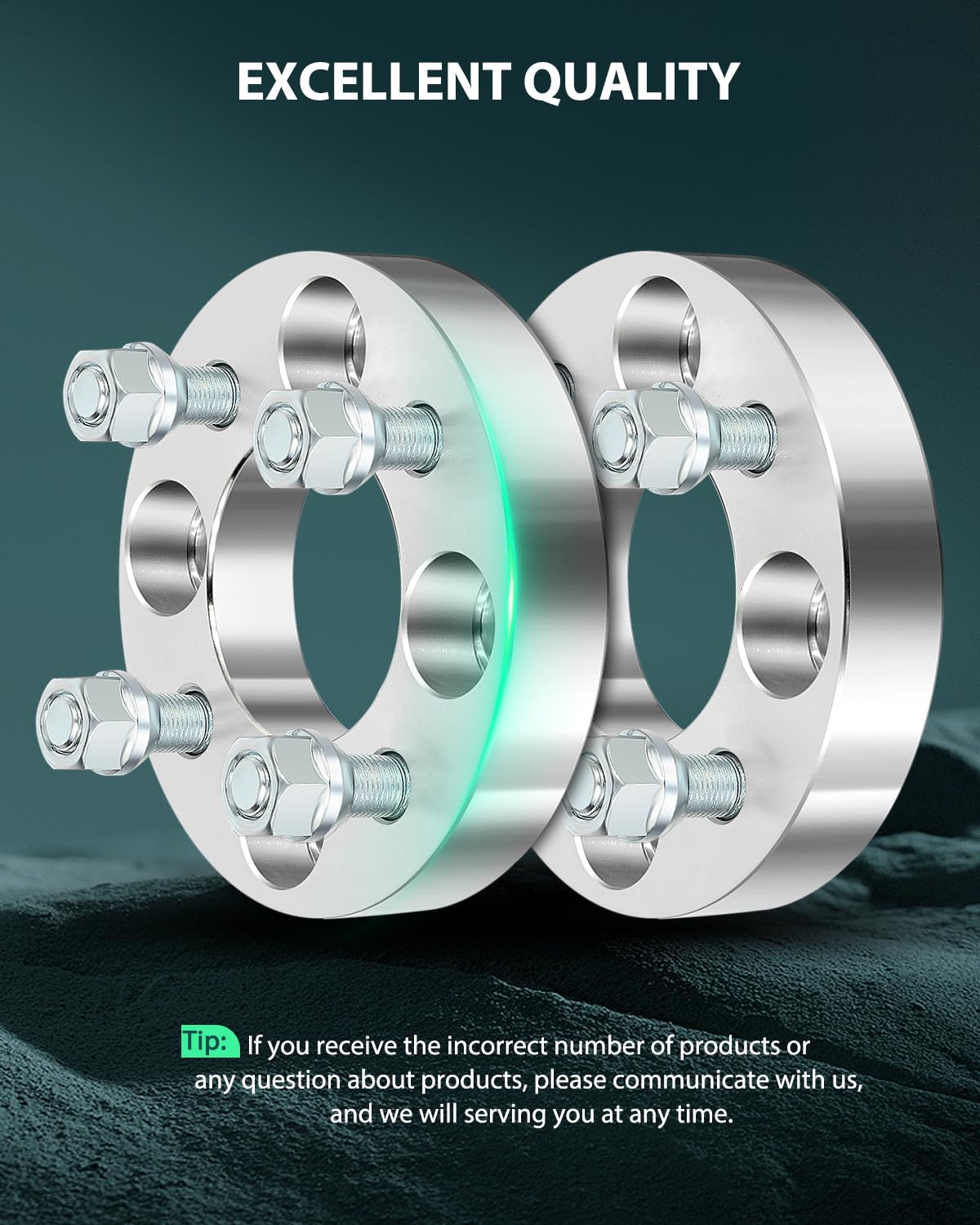 Scitoo 2X 1 Inch Wheel Spacers Adapters 4 Lug 4X100Mm To 4X100Mm With 12X1.5 Studs 67.1Mm Compatible With For Cobalt For Neon Fo