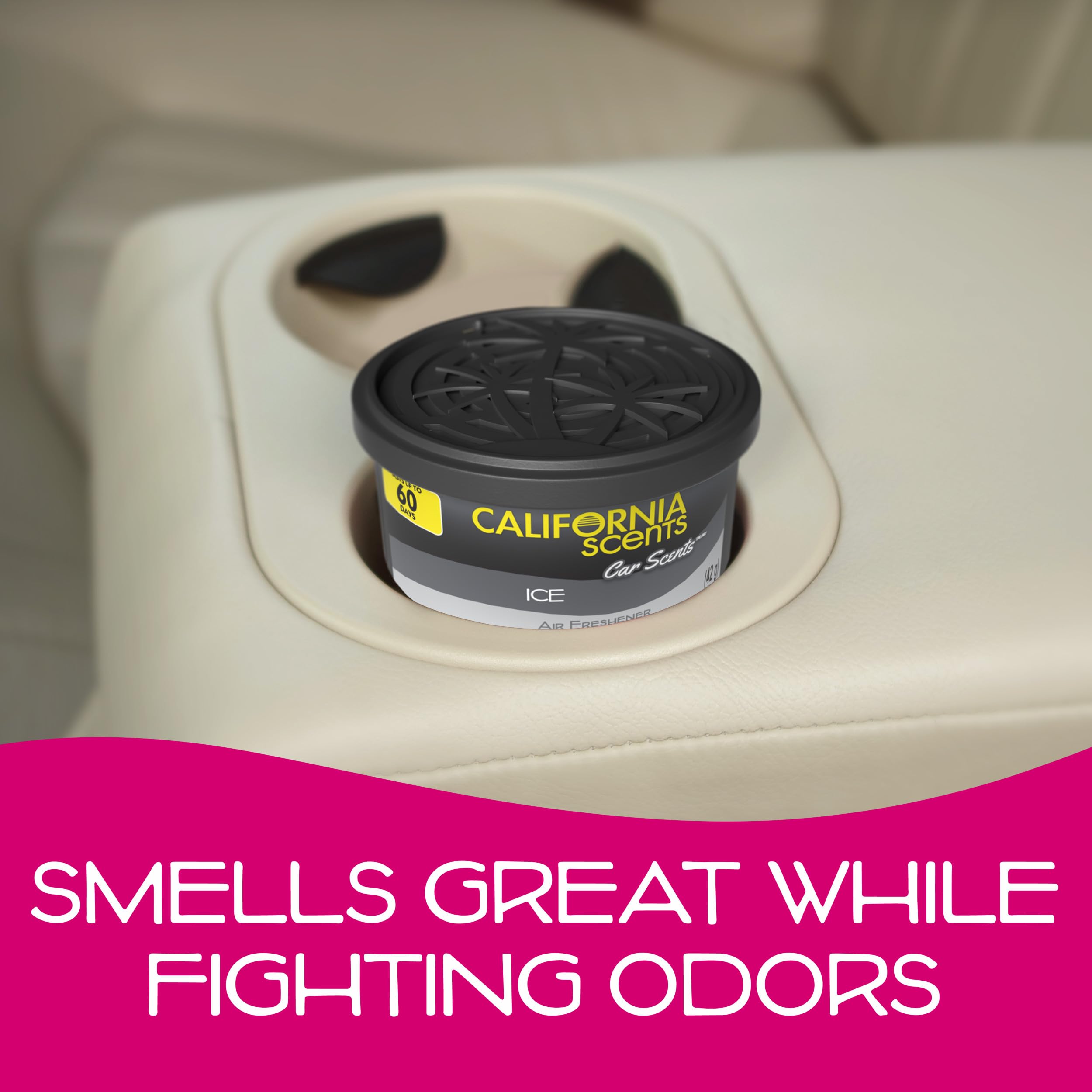 CALIFORNIA SCENTS Can/Hidden Air Freshener (Ice Scent, 1 Pack)