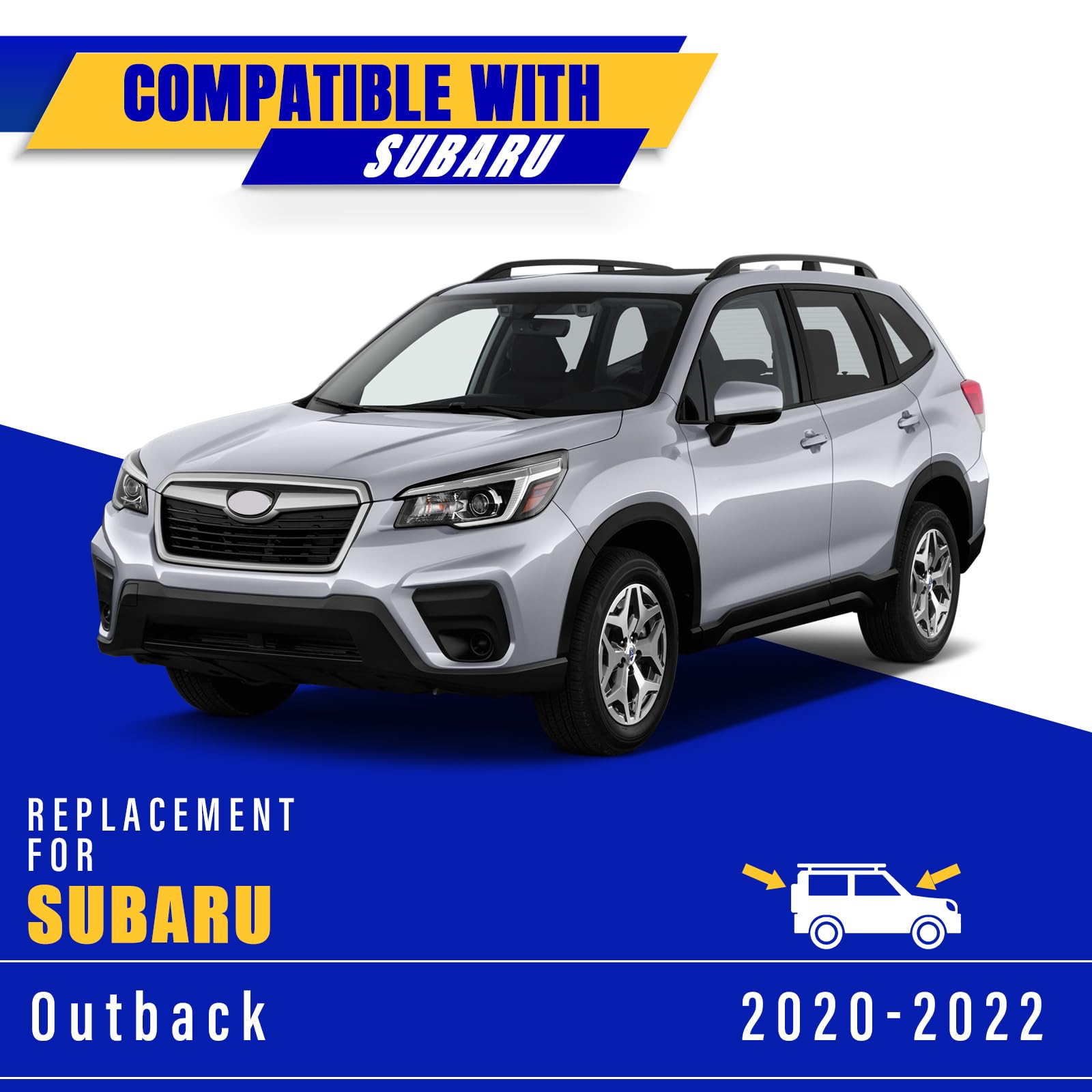 3 Wipers Replacement For 2020-2024 Subaru Outback, Windshield Wiper Blades Original Equipment Replacement - 26''/18''/16'' (Set