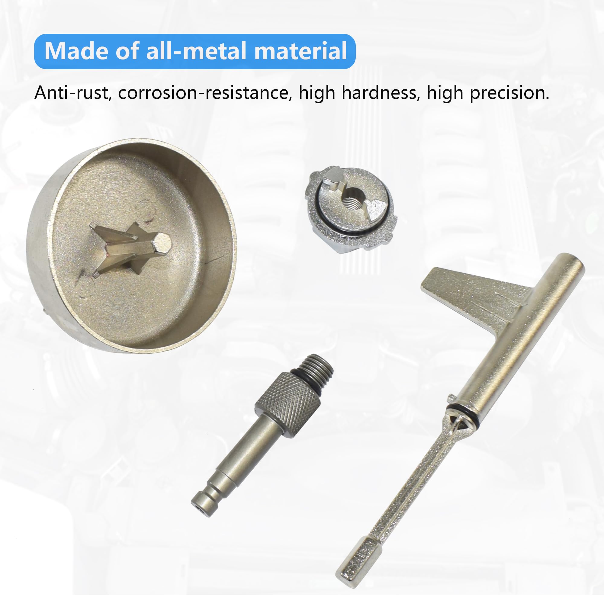 Yuesstloo Metal Transmission Oil Filling Tool, Compatible with Mercedes Benz 725.0 9-Speed Oil Change, Transmission Oil Filling