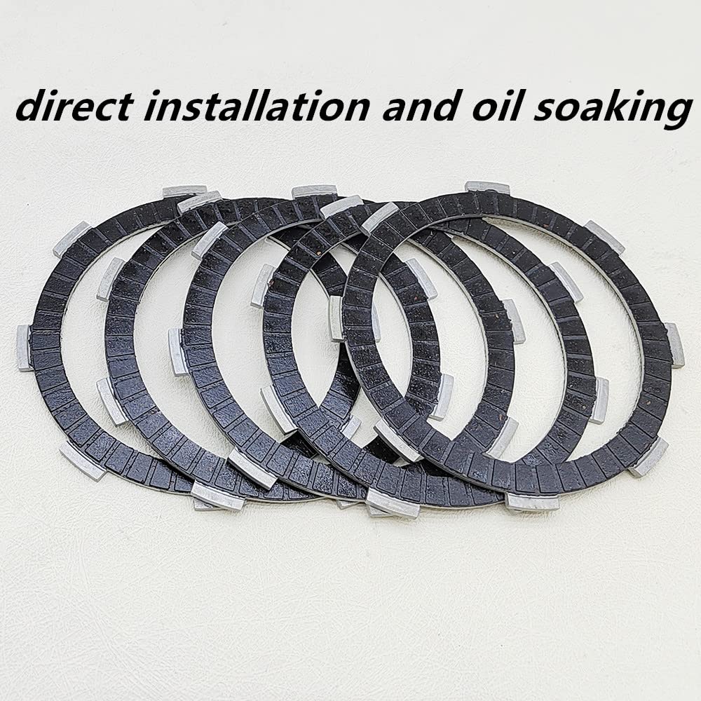 Biglknm Clutch Kit Friction Plates & Gasket Compatible For Honda Recon 250 Trx250 Trx250Te Trx250Tm Trx250X Sportrax 250 Trx250E