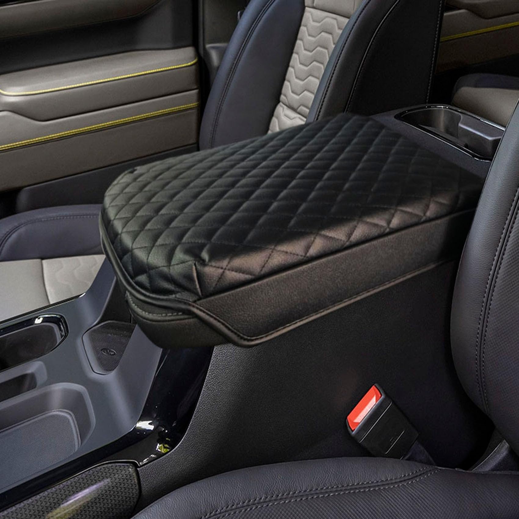 Zxiaochun Center Console Cover For 2019-2025 Chevy Silverado/Gmc Sierra And 2021-2025 Tahoe/Suburban/Yukon Accessories, Console