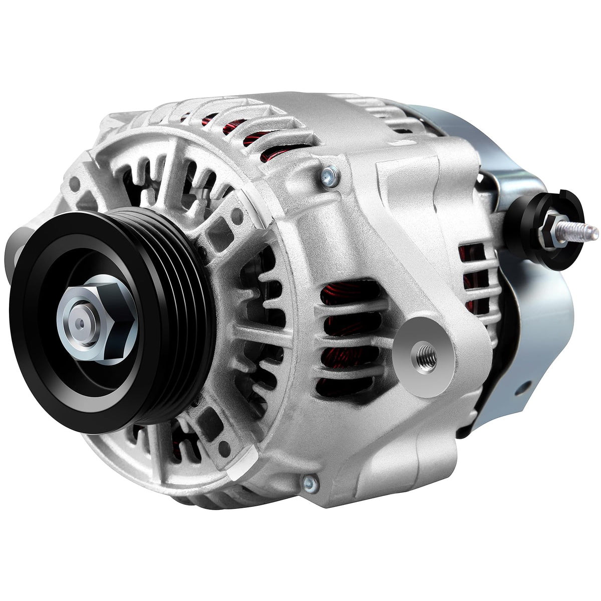 SCITOO Alternator Fits for Suzuki for Grand Vitara 1999-2004 12V 80 Amp CW 4-Groove Pulley, Replace OE 13795 334-1426 AND0179 21