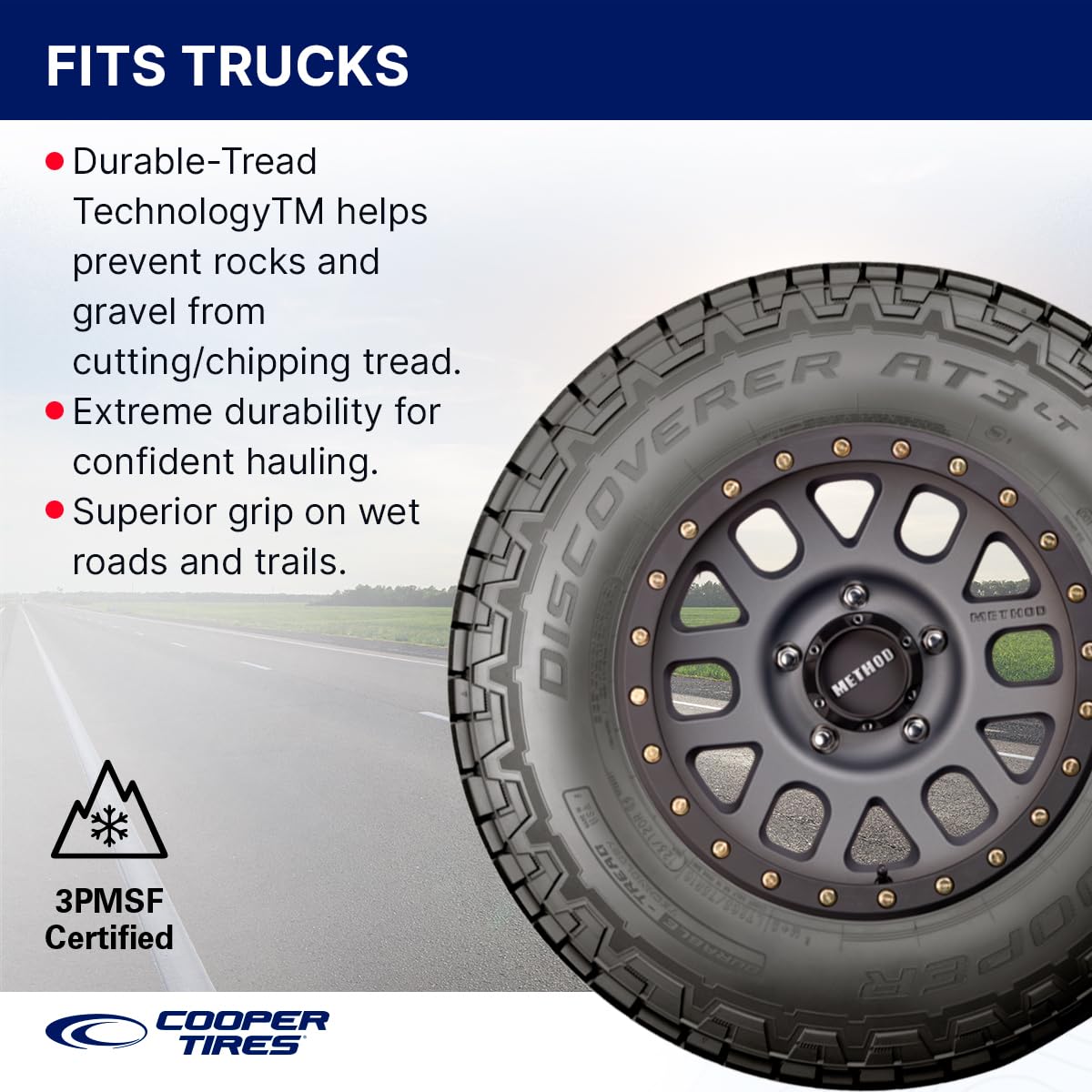 Cooper Discoverer At3 Lt All-Season Lt245/70R17 119/116S Tire