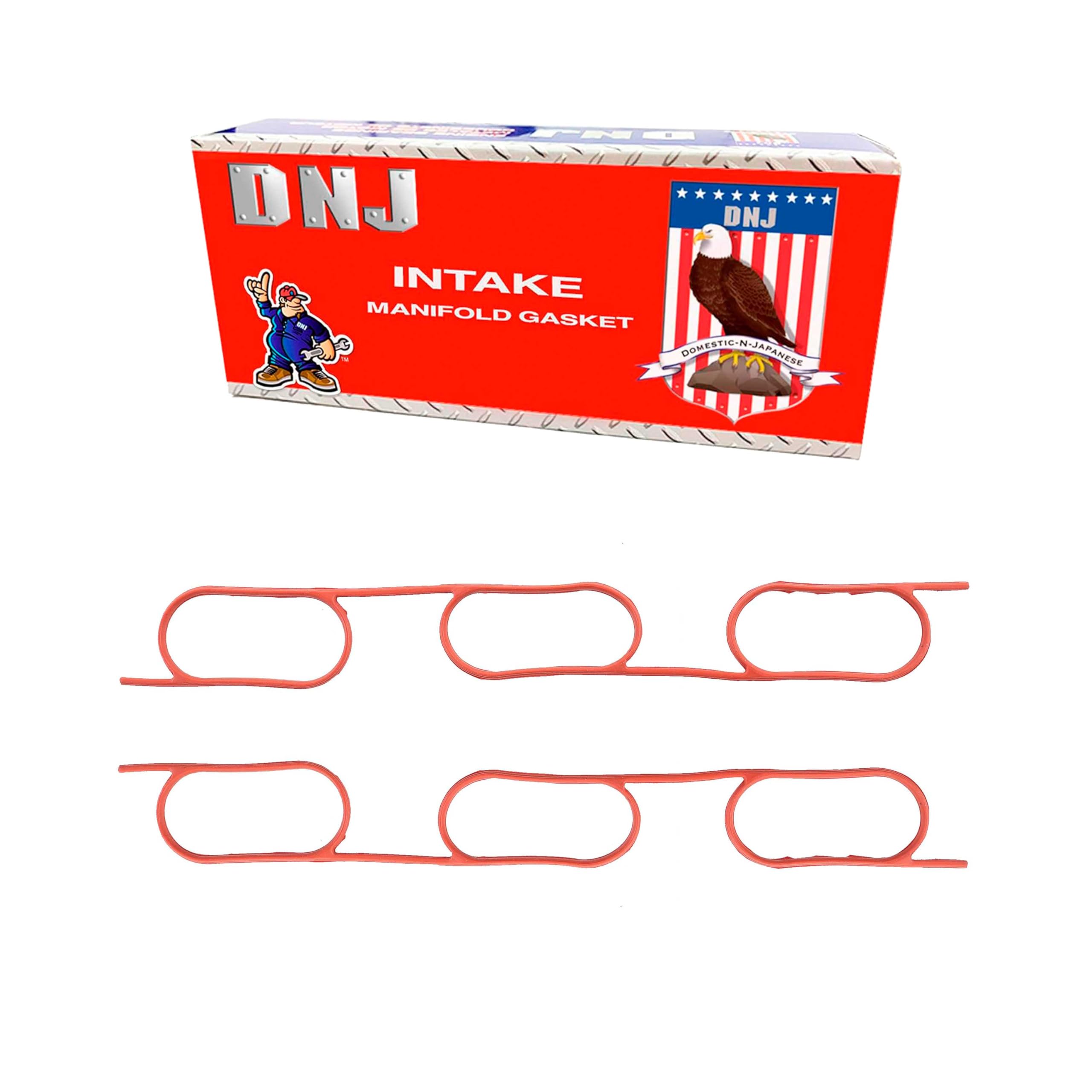 DNJ IG854 Intake Gasket for 1996-1998 / BMW / 323i, 323is, 328i, 328is, 528i, Z3 / 2.5L, 2.8L / DOHC / L6 / 24V / 152cid, 2793cc / M52