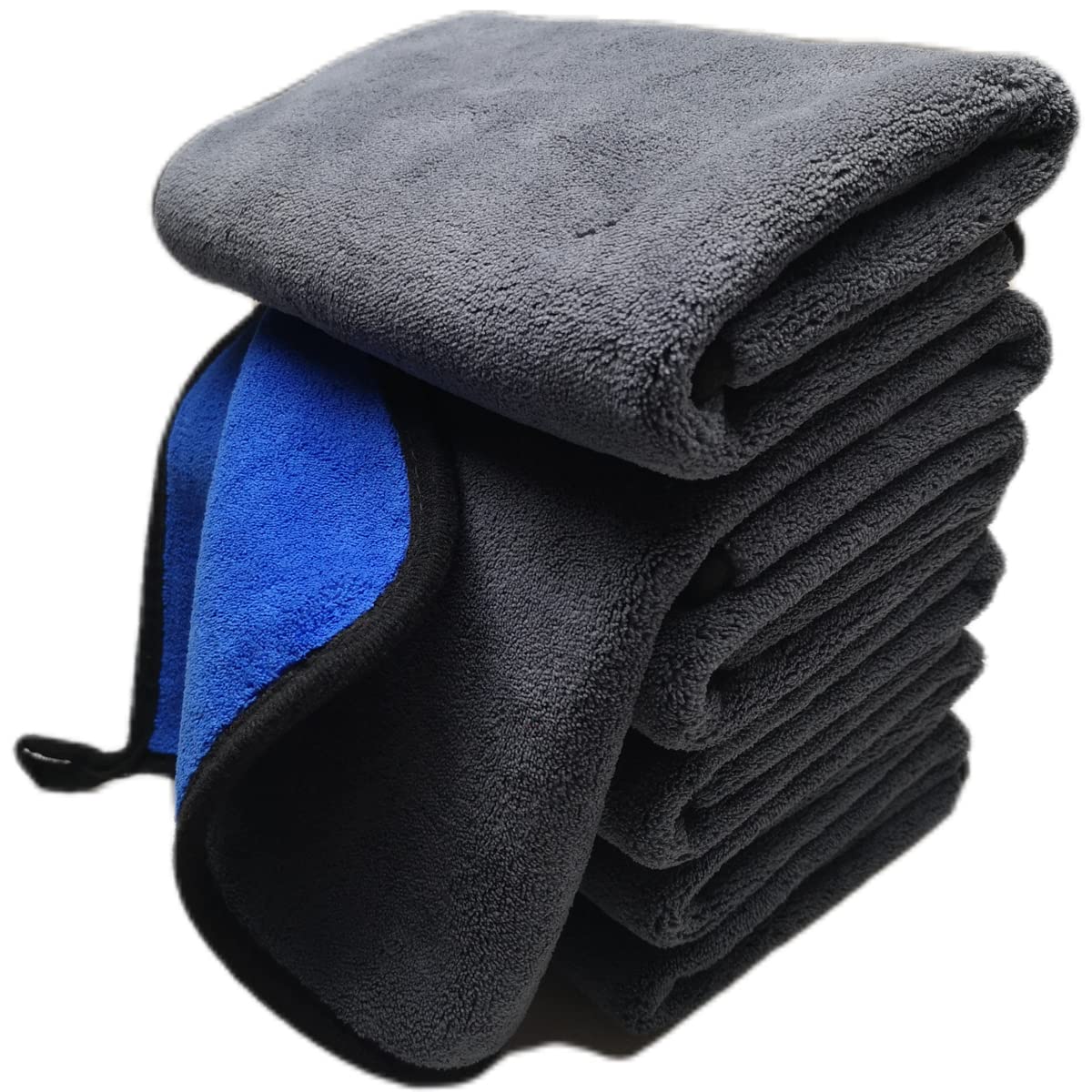 Softbatfy Ultrasoft, Large, Thick And Quick Drying Car Microfiber Cleaning Towel 800Gsm Polishing Waxing Auto Detailing Towel Cl