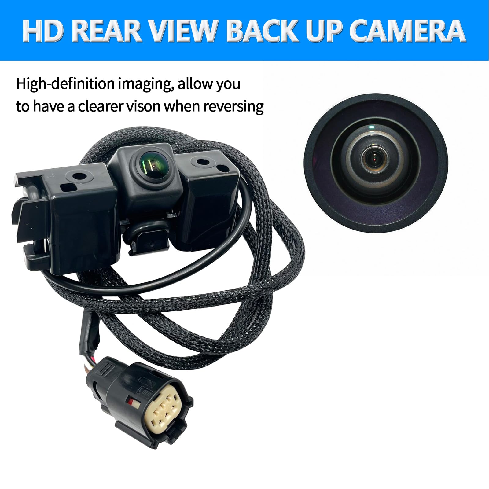 Rear View Back Up Camera Compatible With Chevy Colorado 2017-2018 Gmc Canyon 2015-2019 Replaces 84143039