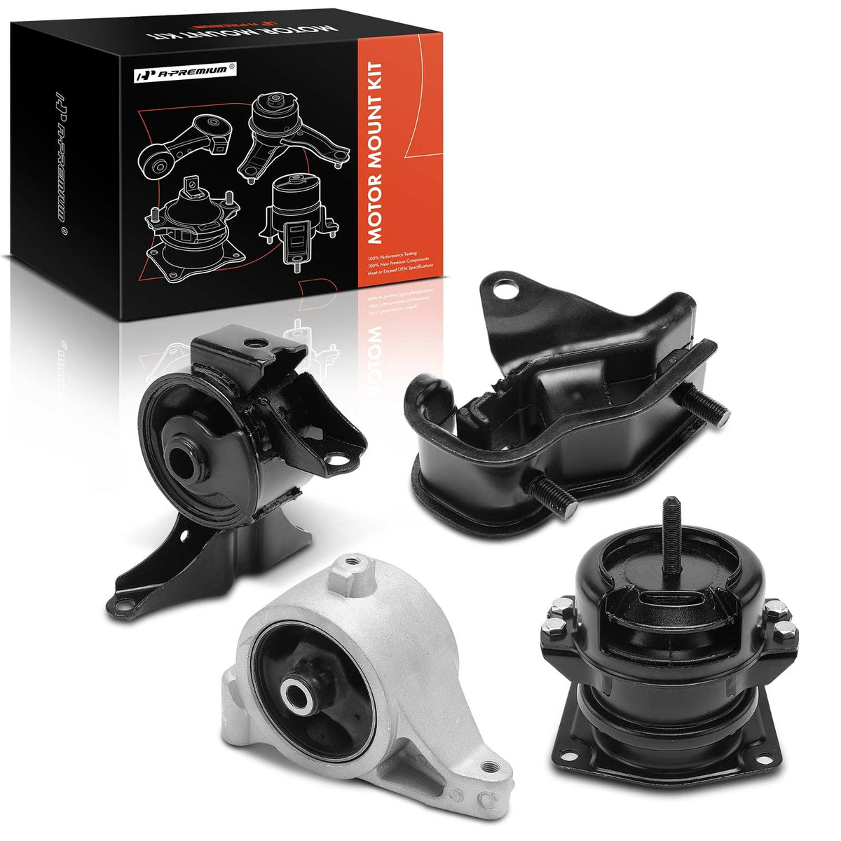 A-Premium 4pcs Engine Motor Mount and Transmission Mount Set Compatible with Honda Pilot 2006-2008 3.5L & Acura MDX 2003-2006 3.