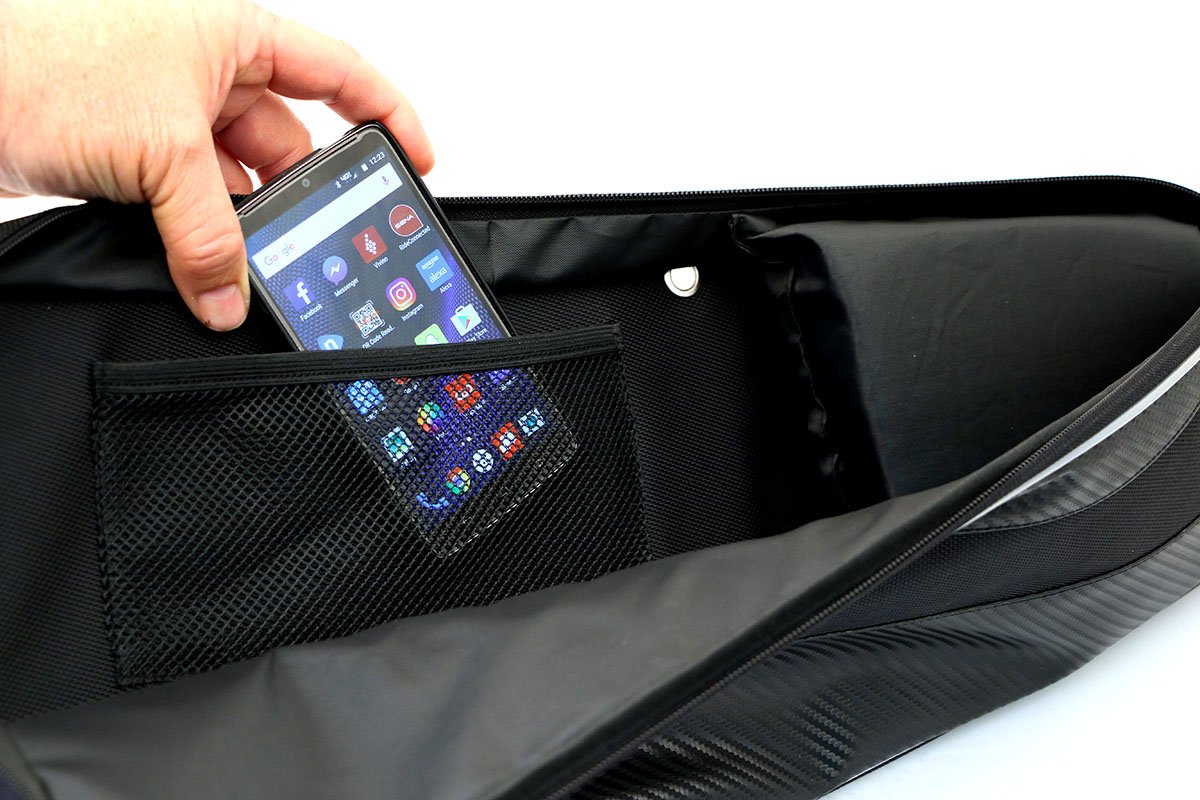 Nelson Rigg Polaris RZR Front Door Bag Set w/Removable Knee Pad; Fits most 2014-2021 Polaris RZR Models