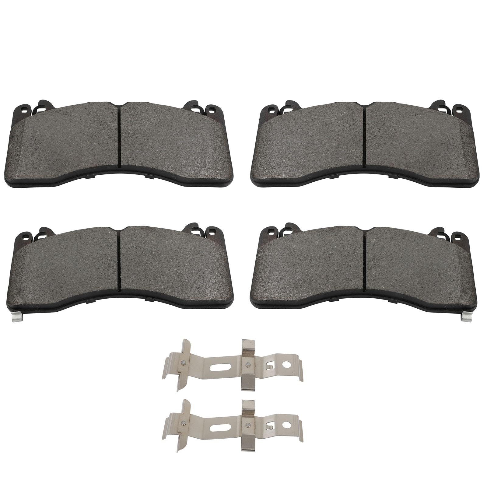 Scitoo D1792 Front Semi-Metal Brake Pads Sets W/Hardware Replacement For Ford For Mustang 2015 2016 2017 2018 2019 2020 2021 202