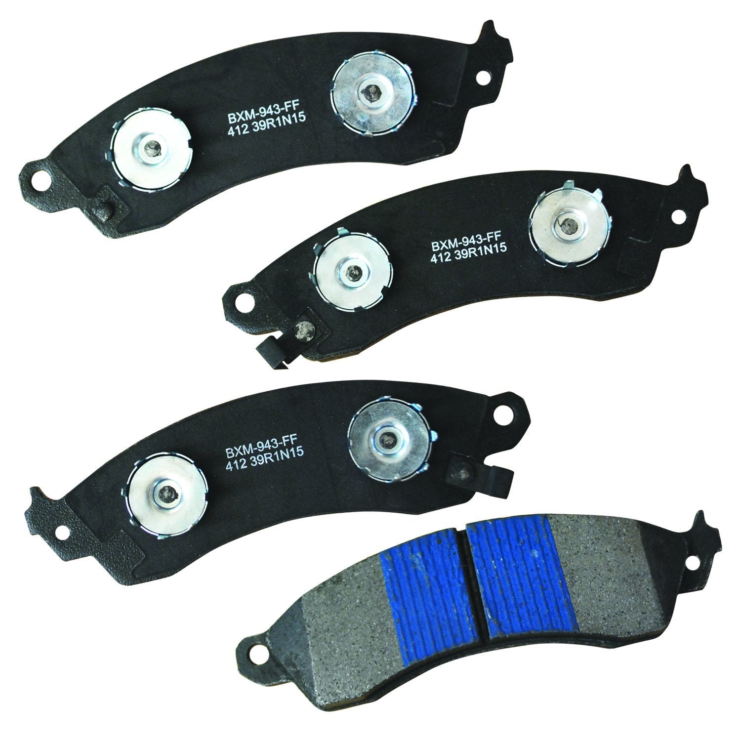 Bendix Premium Sbm412 Semi-Metallic Front Brake Pads For Select Models Aston Martin Db7, Chevrolet Camaro, Corvette, Ford Mustan