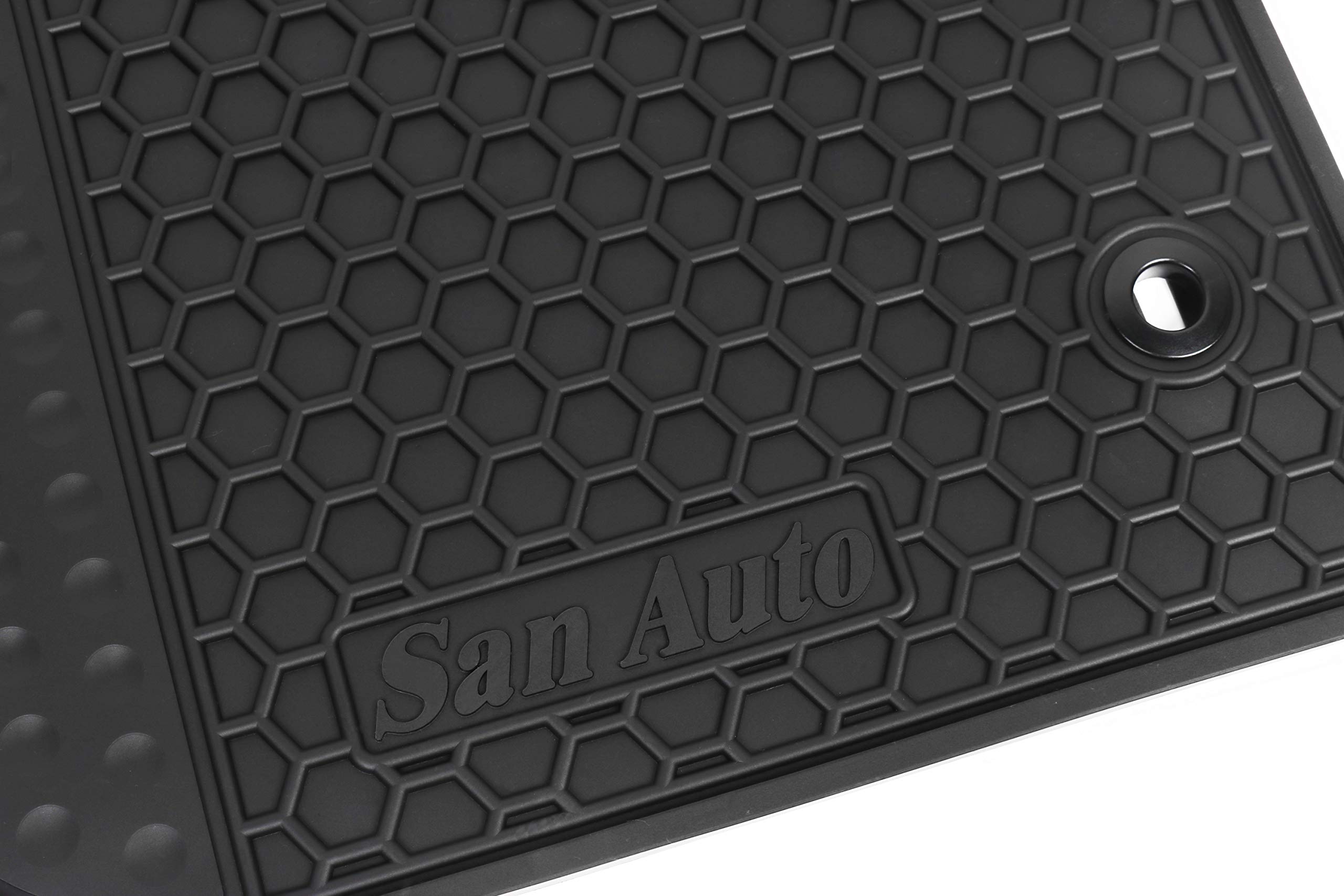 Car Floor Mats Custom Fit For Toyota Camry 8Th 2018 2019 2020 2021 2022 2023 2024 Full Black Rubber Car Floor Liners Set All Wea