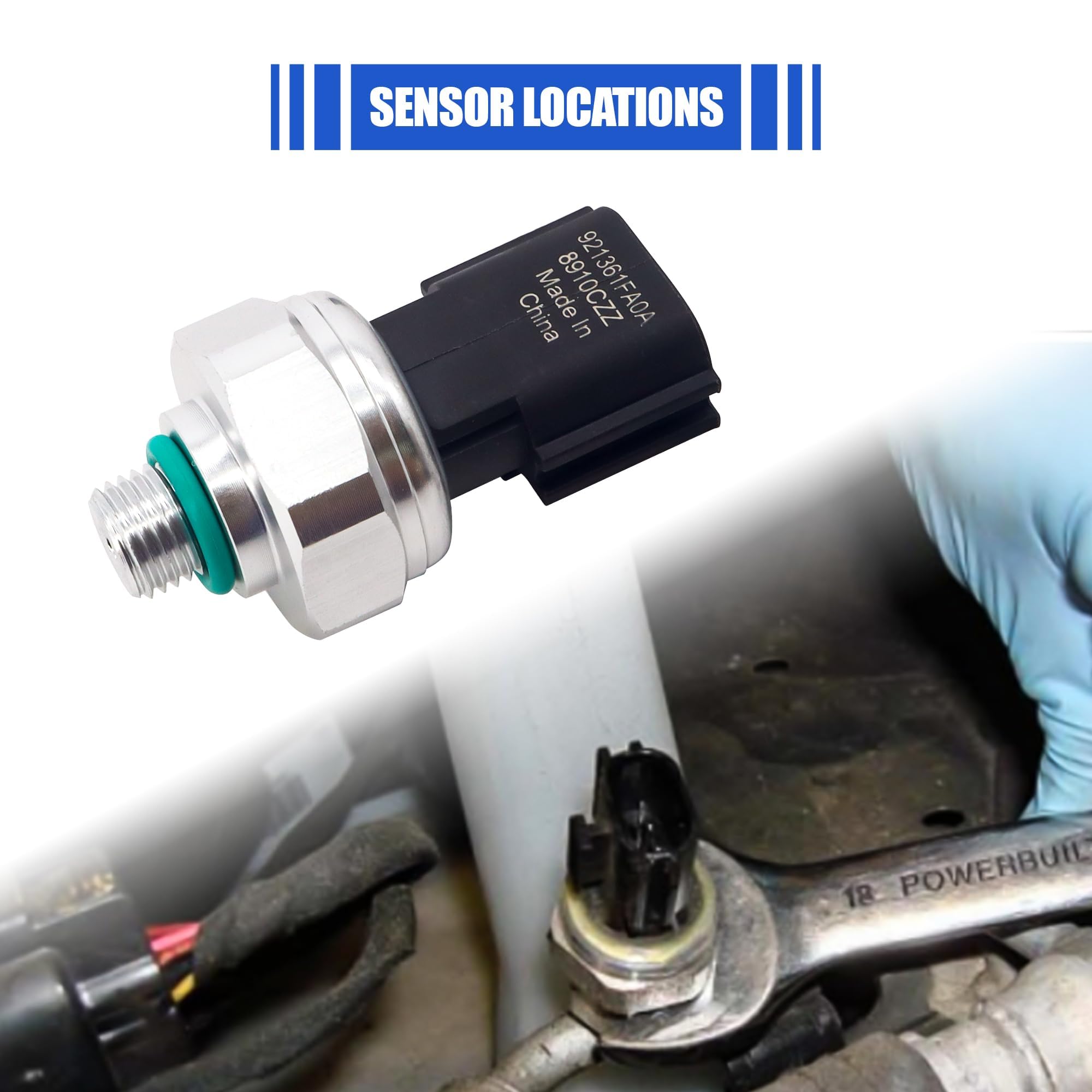 Hisport 921361Fa0A A/C Pressure Sensor Switch Compatible With Chevrolet City Express, Infiniti Ex35 Ex37 Fx35 Fx37 Fx45 Fx50, Ma