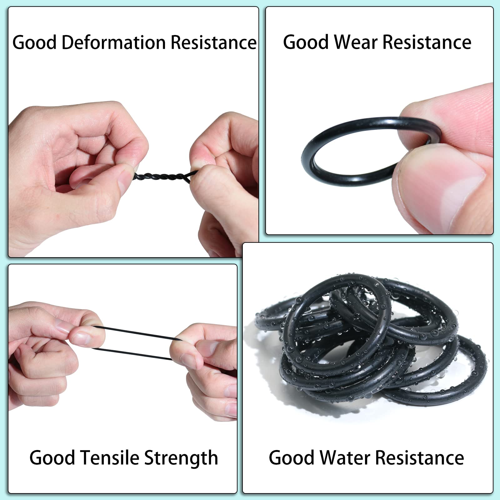 Boeray 826Pcs O Rings Assortment Kit In 32 Sizes With 4 Hooks, Metric O Rings Gaskets Kit For Automotive Faucet Plumbing Repair