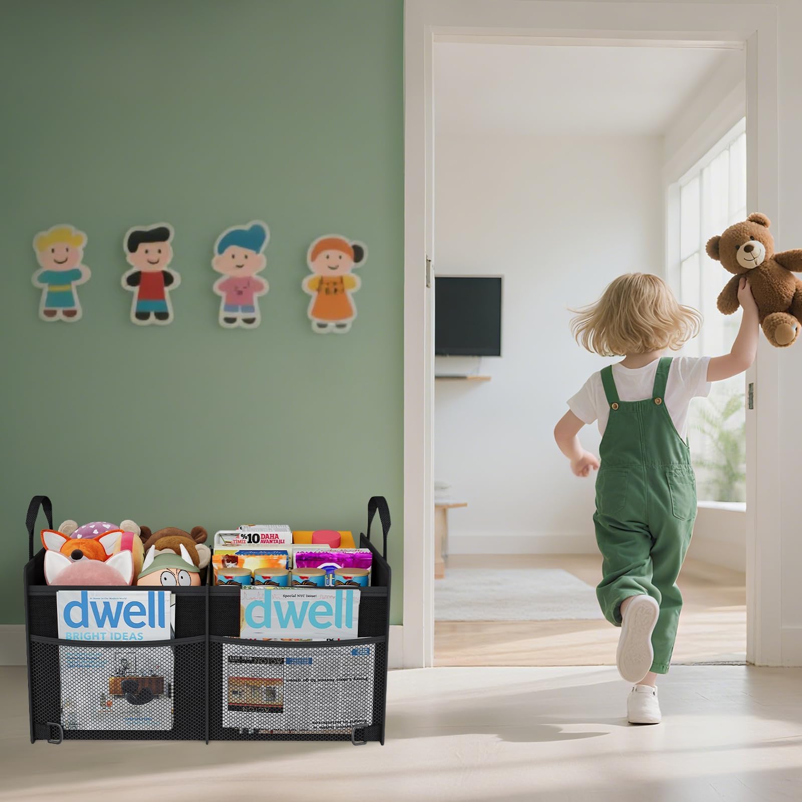 X-cosrack Car Trunk organizer for SUV, Collapsible Car Organizers and Storage for Jeep Sedan with Pockets and Securing Straps, C