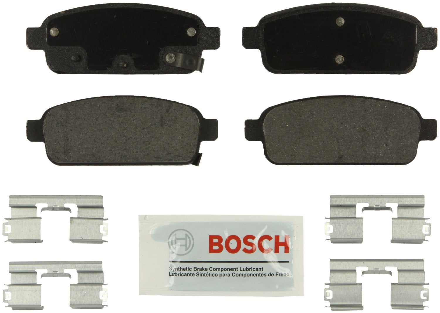BOSCH BE1468H Blue Semi-Metallic Disc Brake Pad Set With Hardware - Compatible With Select Buick Cascada, Encore, Verano; Cadill