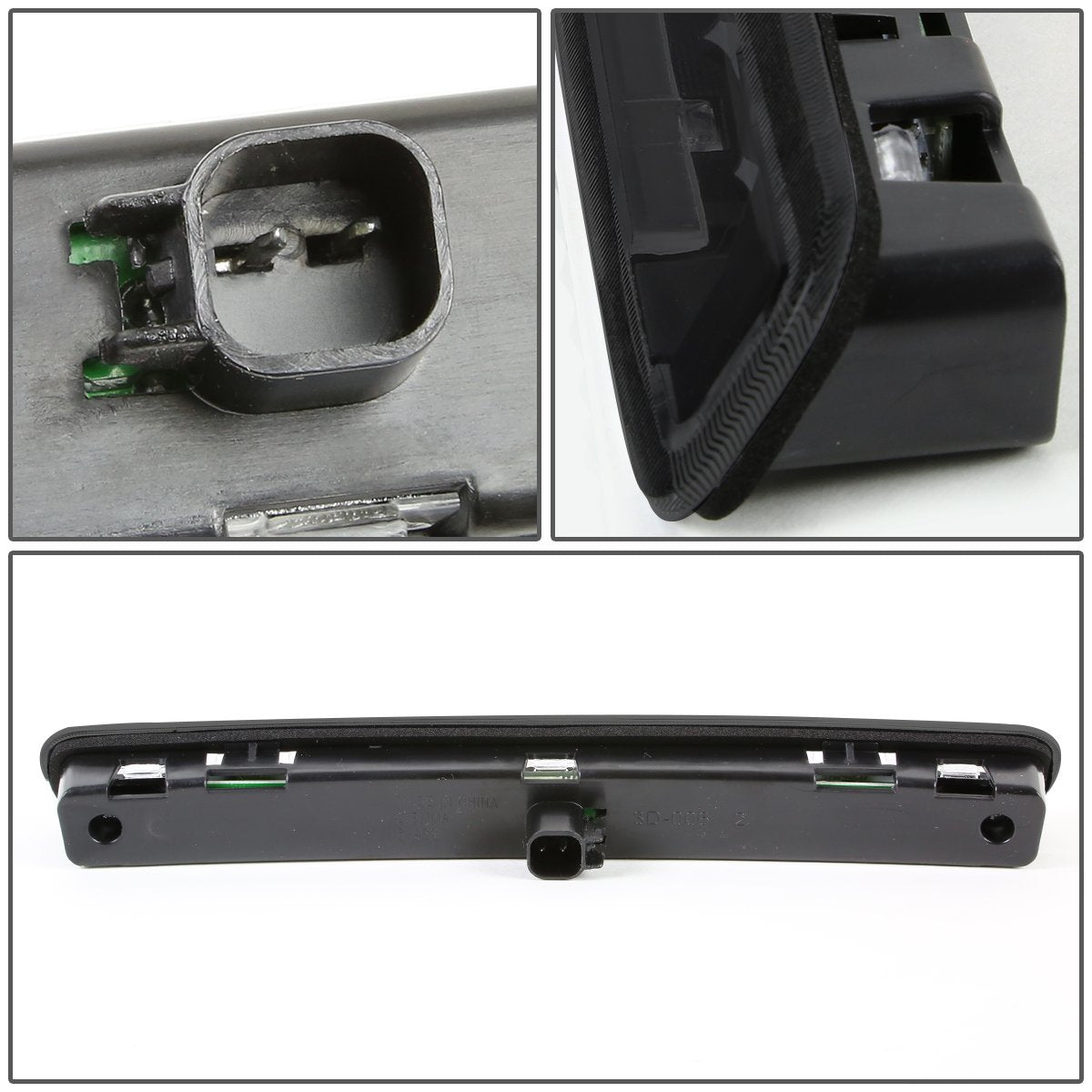 Dna Motoring 3Bl-Fm05-Led-Bk-Sm Black Housing Led Third Tail Brake Light [Compatible With 05-09 Ford Mustang]