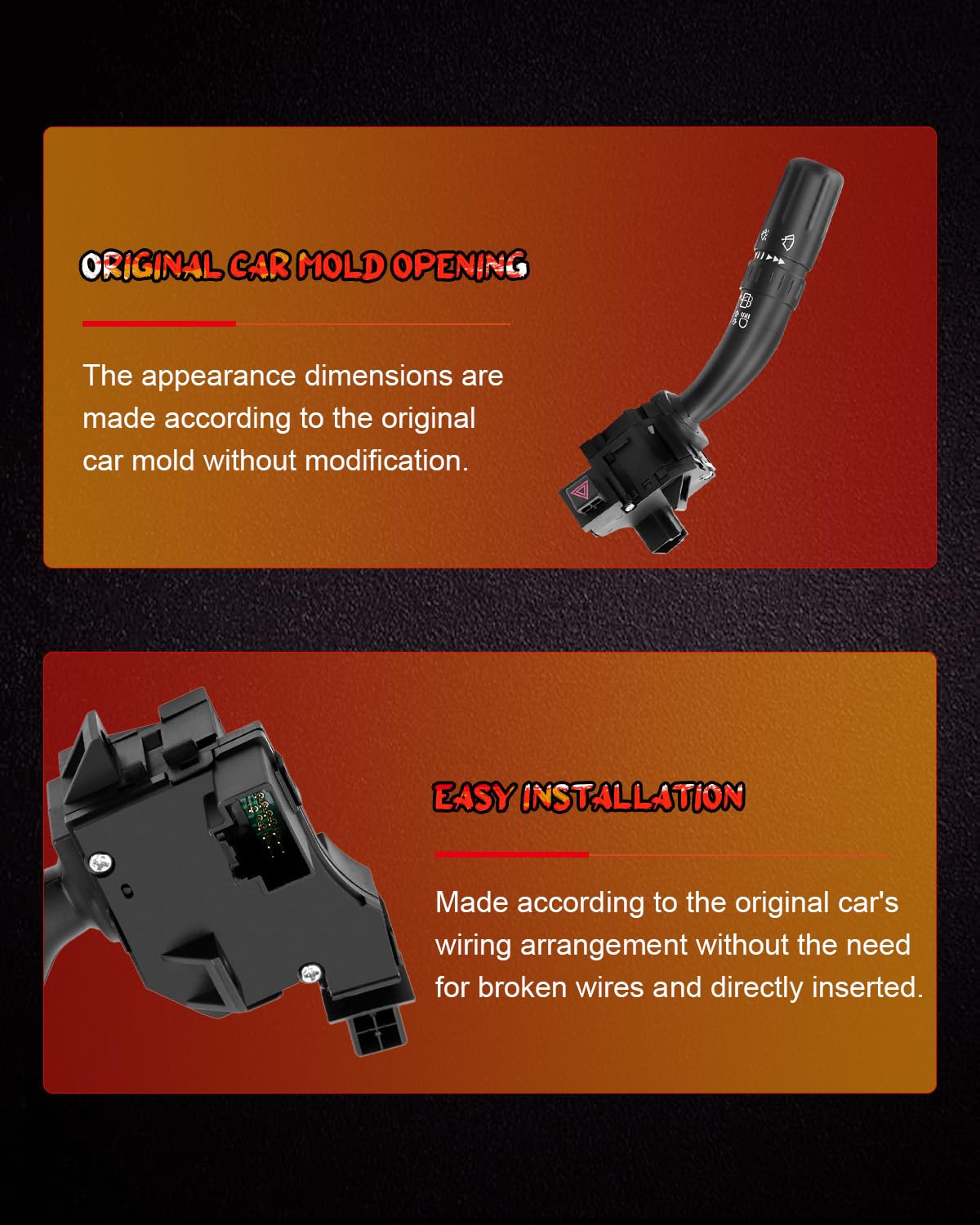 Multifunction Combination Switch Turn Signal Switch Replacement fit for 2008-2012 Replacement fit ford Escape 2008-2011 Mazda Tr