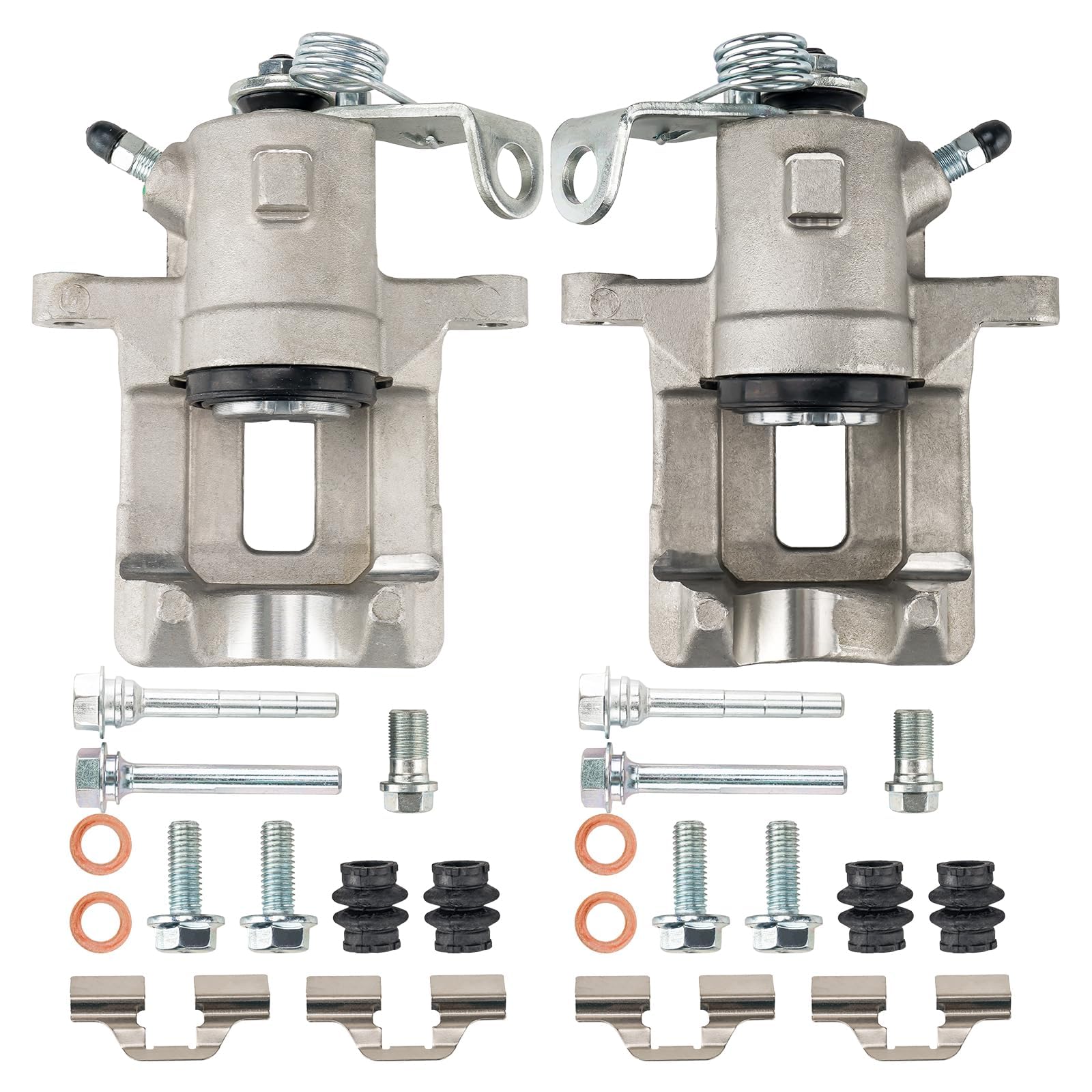 Kax Disc Brake Caliper Assembly Fit For Volkswagen Beetle 1998-2000, Jetta 2000, Cabrio 1999-2002, Golf 1999, Audi Tt 2000, Rear