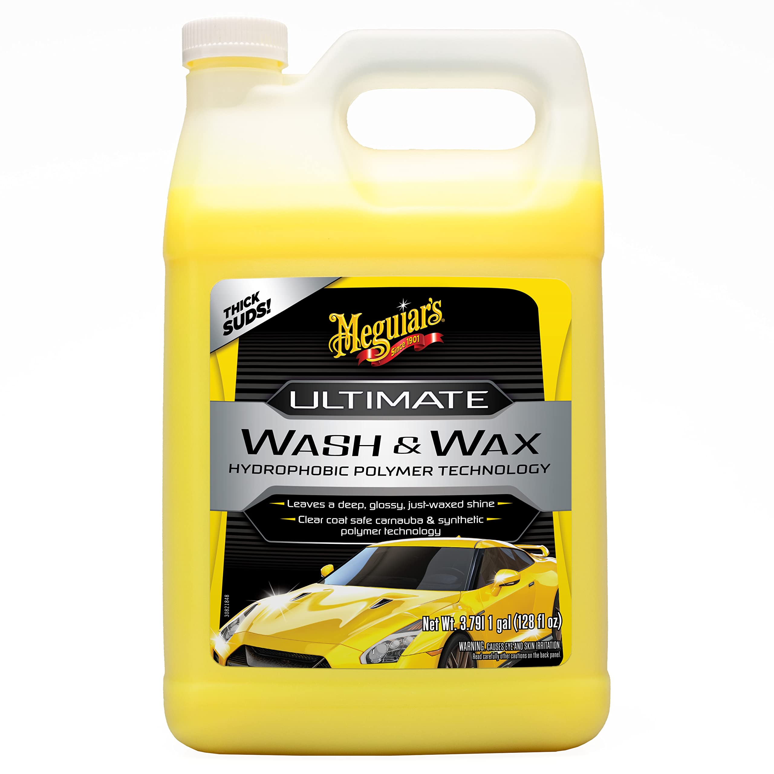 Meguiar'S Ultimate Wash And Wax, Car Wash And Wax Cleans And Shines In One Step, Wash, Shine, And Protect With An Enhanced Ph Ne