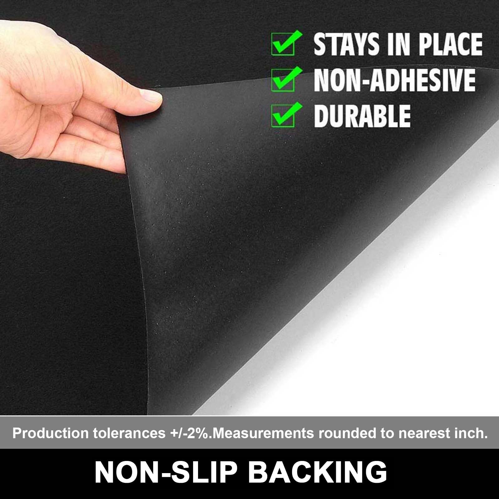 Aibob Oil Spill Mat, 36 X 60 Inches, Garage Floor Mat Under Car, Waterproof Backing Absorbent Pad Protects Floor, Durable, Reusa