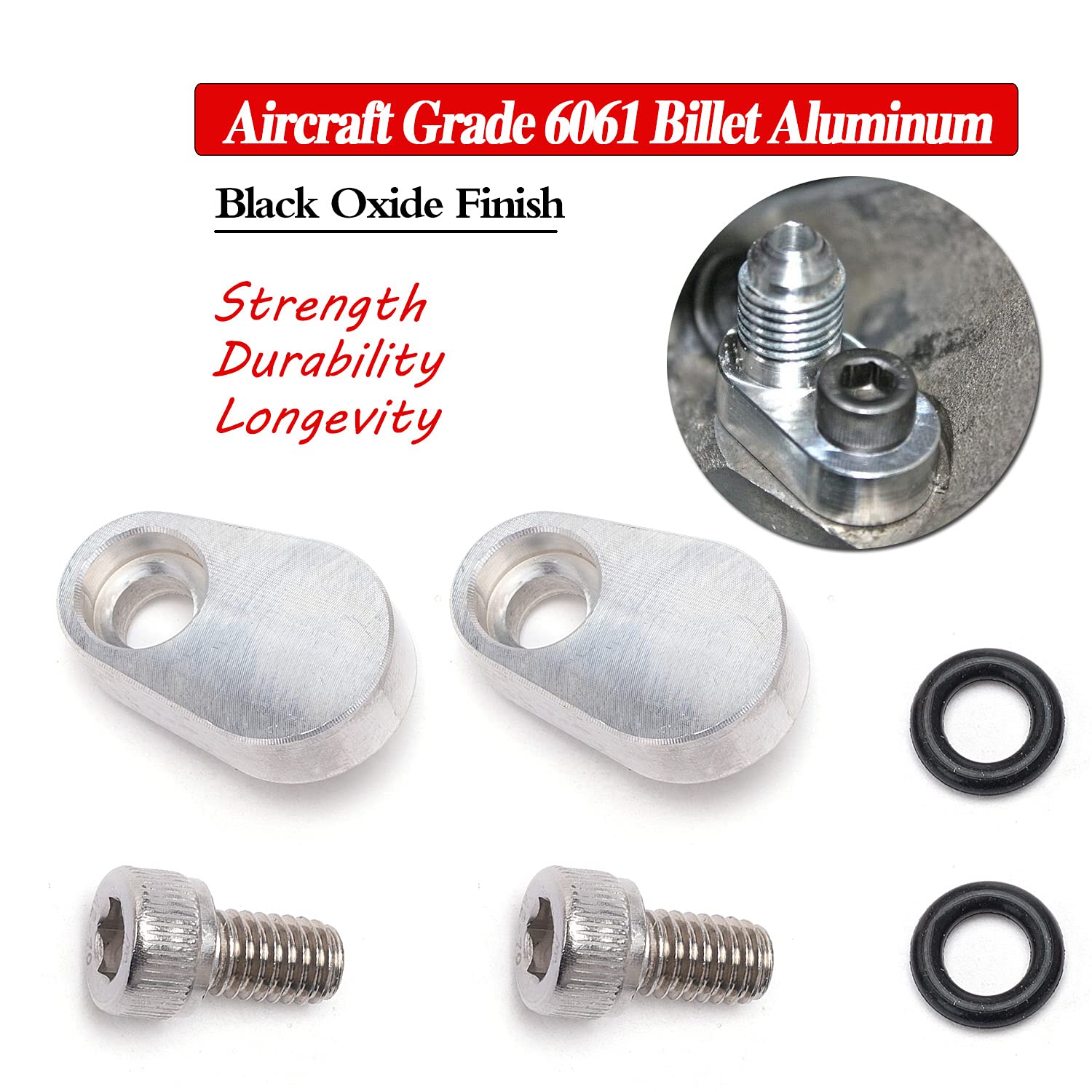 Rjsphh Ls Steam Vent Coolant Crossover Ls Throttle Body Bypass Cylinder Head Coolant System Air Blead Plug Plates Billet Compati