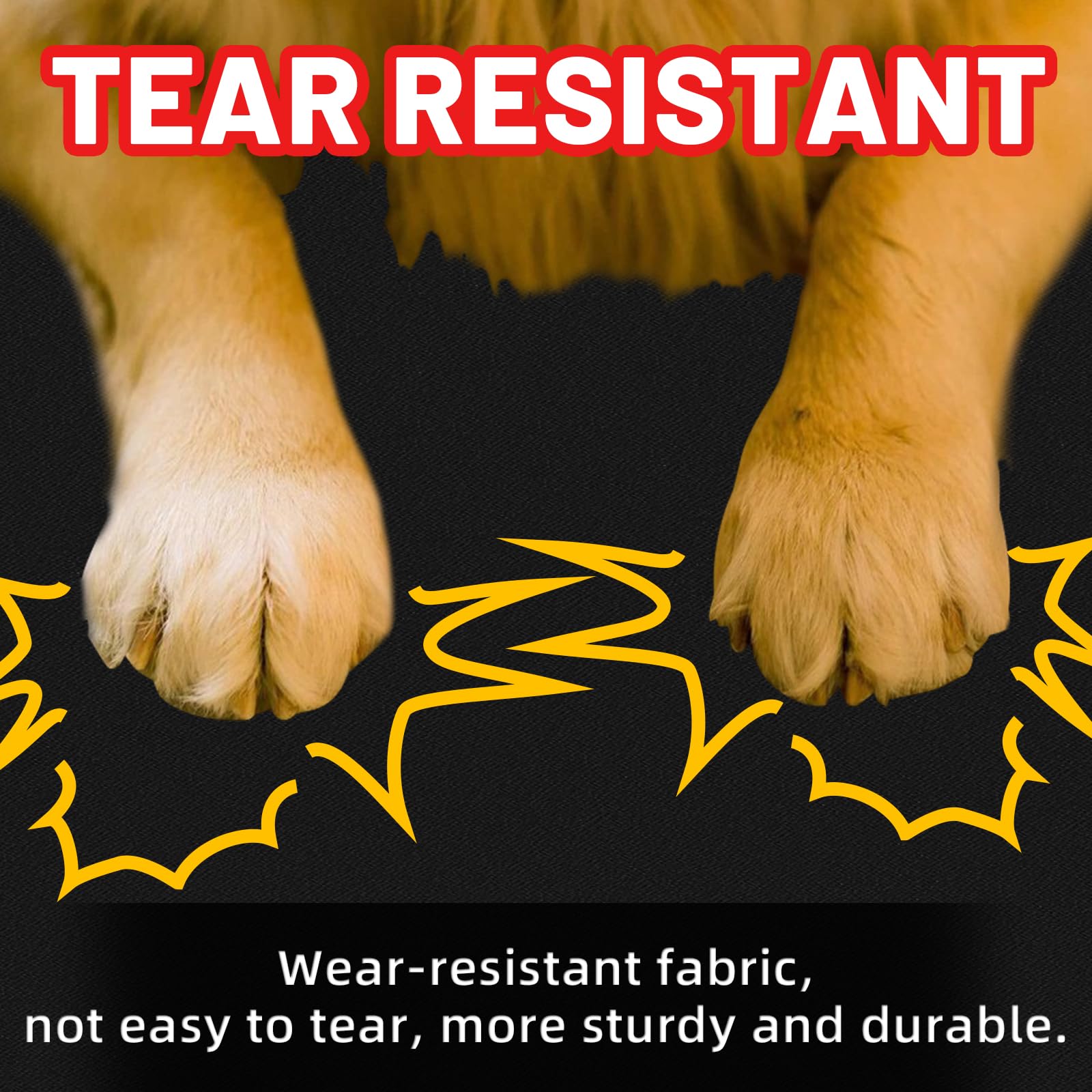 StarknightMT RTV Seat Cover Compatible with Kubota RTV 400 & RTV 500 UTV Seat Covers Waterproof Black Seat Cover