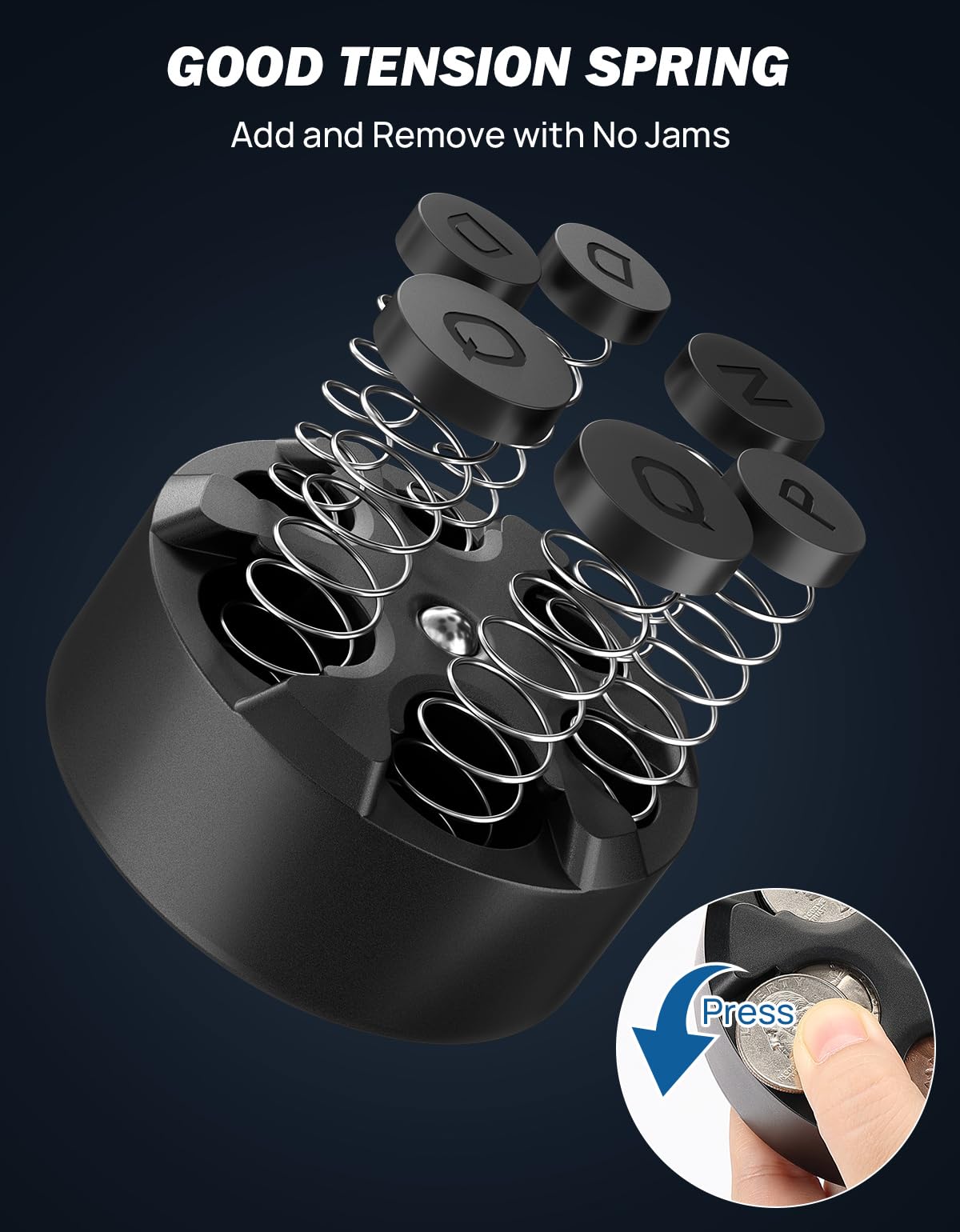 Joytutus Universal Coin Holder, Large Capacity Coin Holder For Car, Portable Car Change Holder Coin Organizer, Car Trucks Access