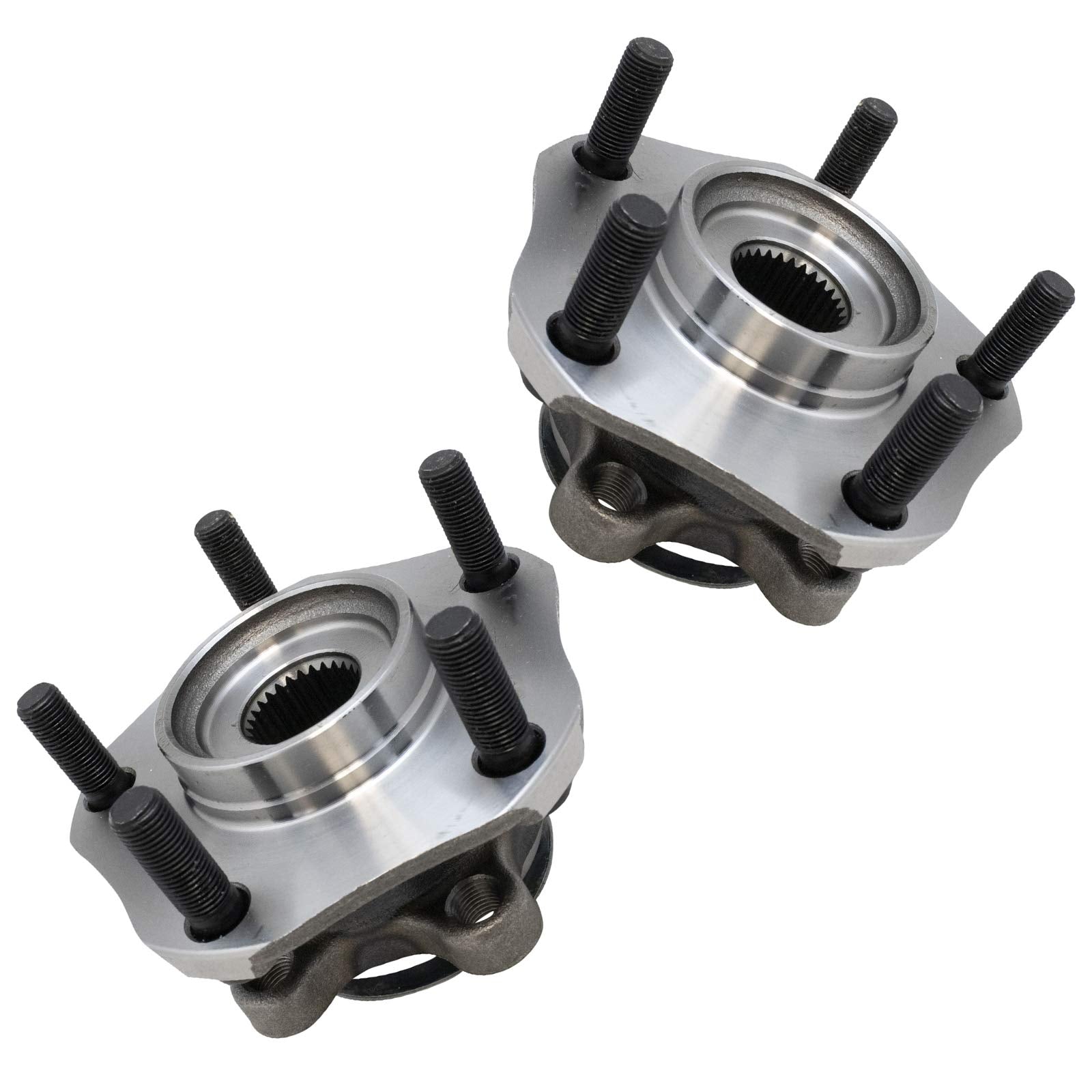 Trq Front Wheel Hub Bearings Assembly Set Compatible With 2015-2018 Chevrolet City Express 2013-2017 Nissan Leaf 2013-2019 Nv200