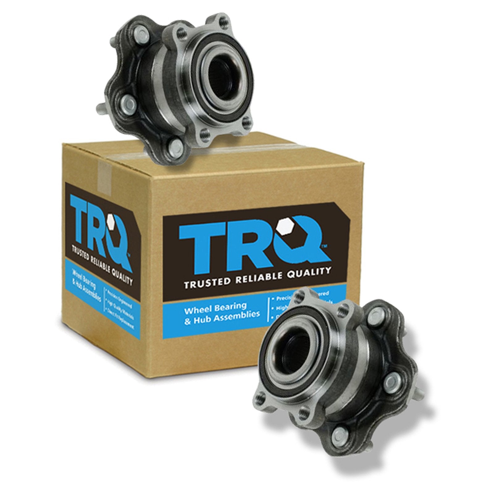 Trq Rear Wheel Hub Bearings Assembly Set Compatible With 2009-2014 Nissan Murano