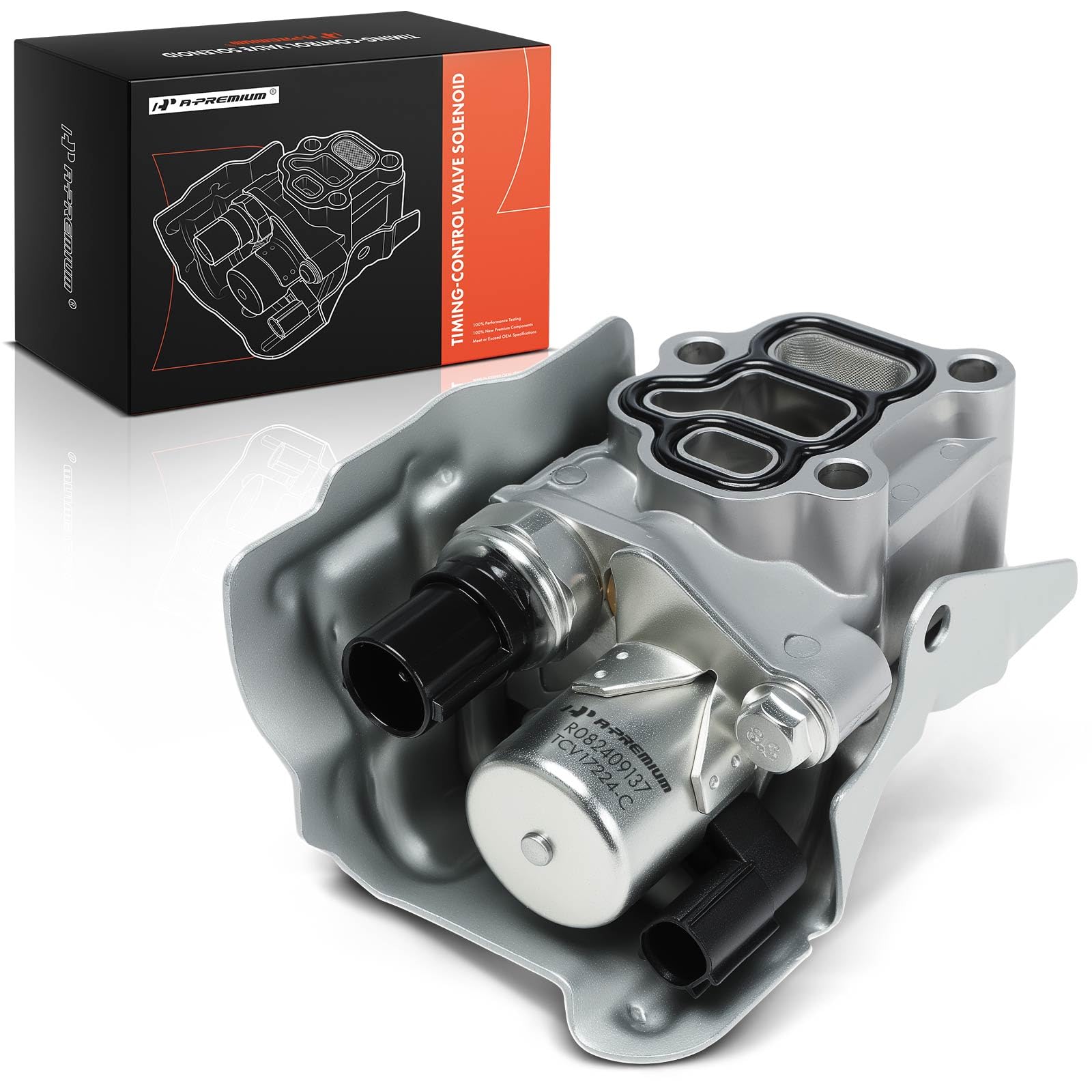 A-Premium Vtec Solenoid Spool Valve Assembly W/Oil Pressure Switch & Gasket Compatible With Acura & Honda Models - 2.0L 2.4L - R