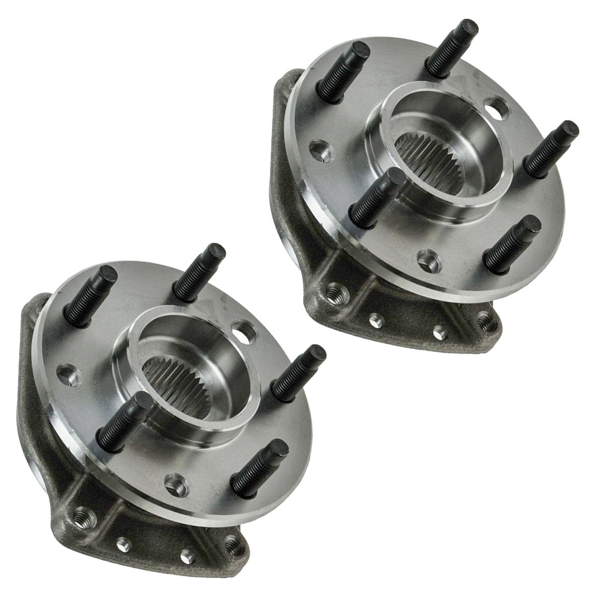 Trq Front Wheel Hub Bearings Assembly Set Compatible With 1988-1996 Buick Regal 1990-2001 Chevrolet Lumina 1995-1999 Monte Carlo