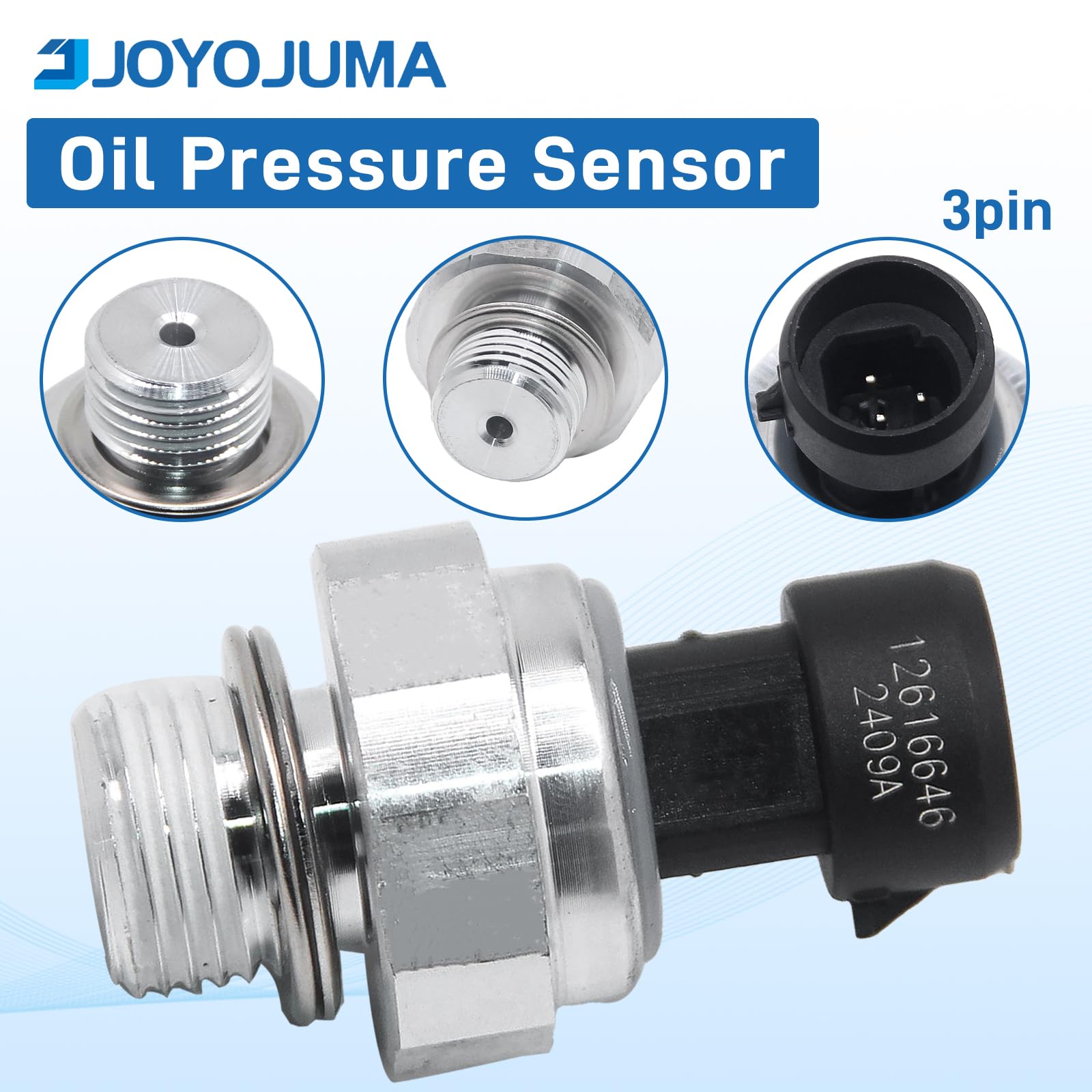 12677836 Oil Pressure Switch/Sensor/Sending Unit For 2003-2008 Chevrolet Chevy Silverado Gmc Sierra Buick Lacrosse Cadillac Esca