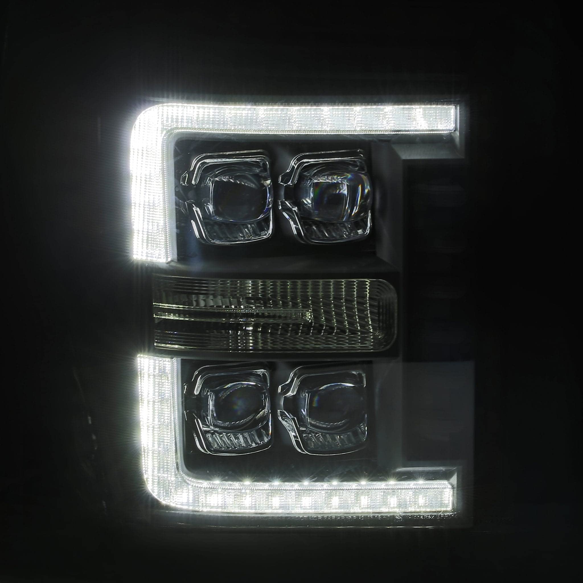 11-16 Super Duty Nova-Series Led Projector Headlights Alpha-Black