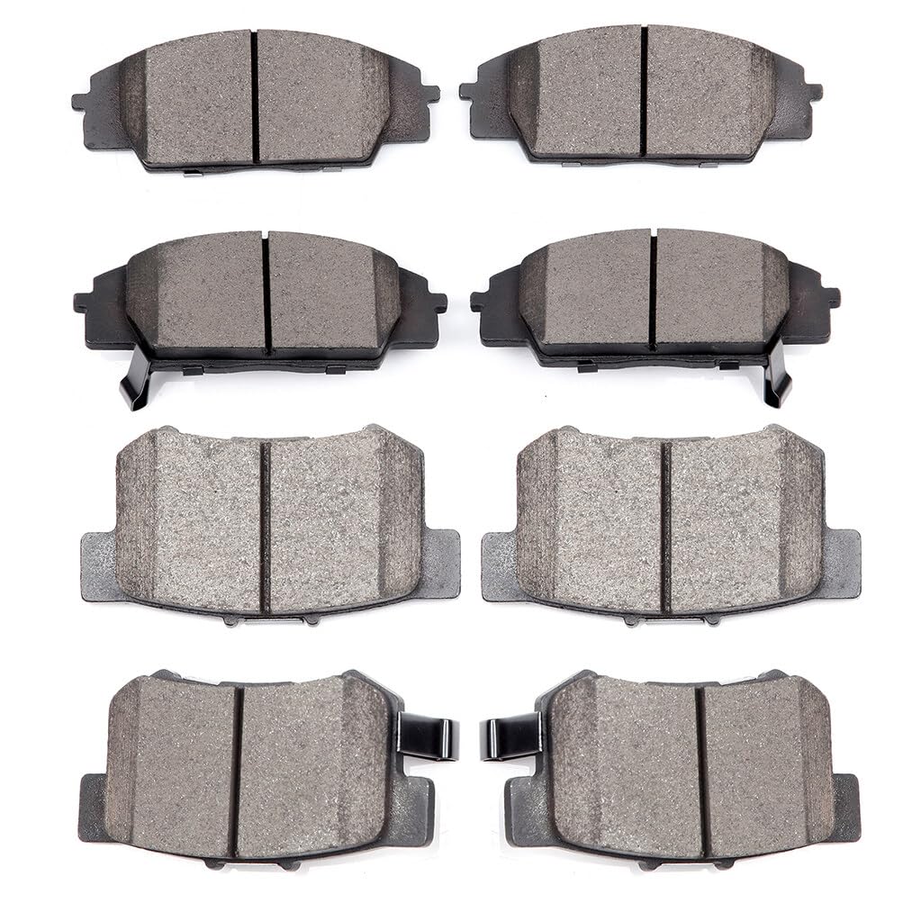 Scitoo D829 D537 Front Rear Ceramic Brake Pads Sets Fit For Acura Csx 2007-2010,For Acura Rsx 2002-2006,For Honda Civic 2006-201