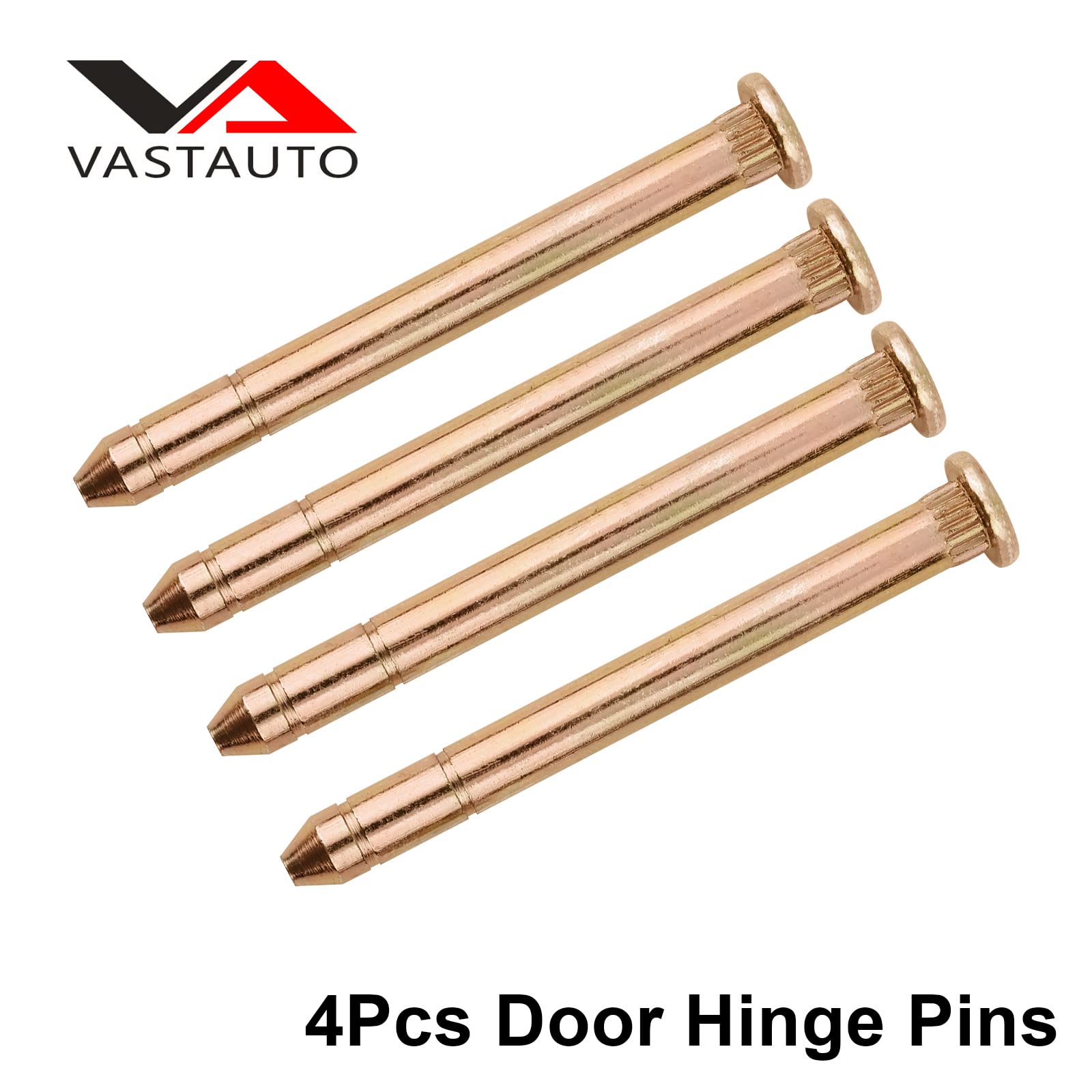 Door Hinge Pin And Bushing Kit Fits For Ford F150 F250 F350 Bronco(2Door - 4Pins,8Bushings And 8Clips)