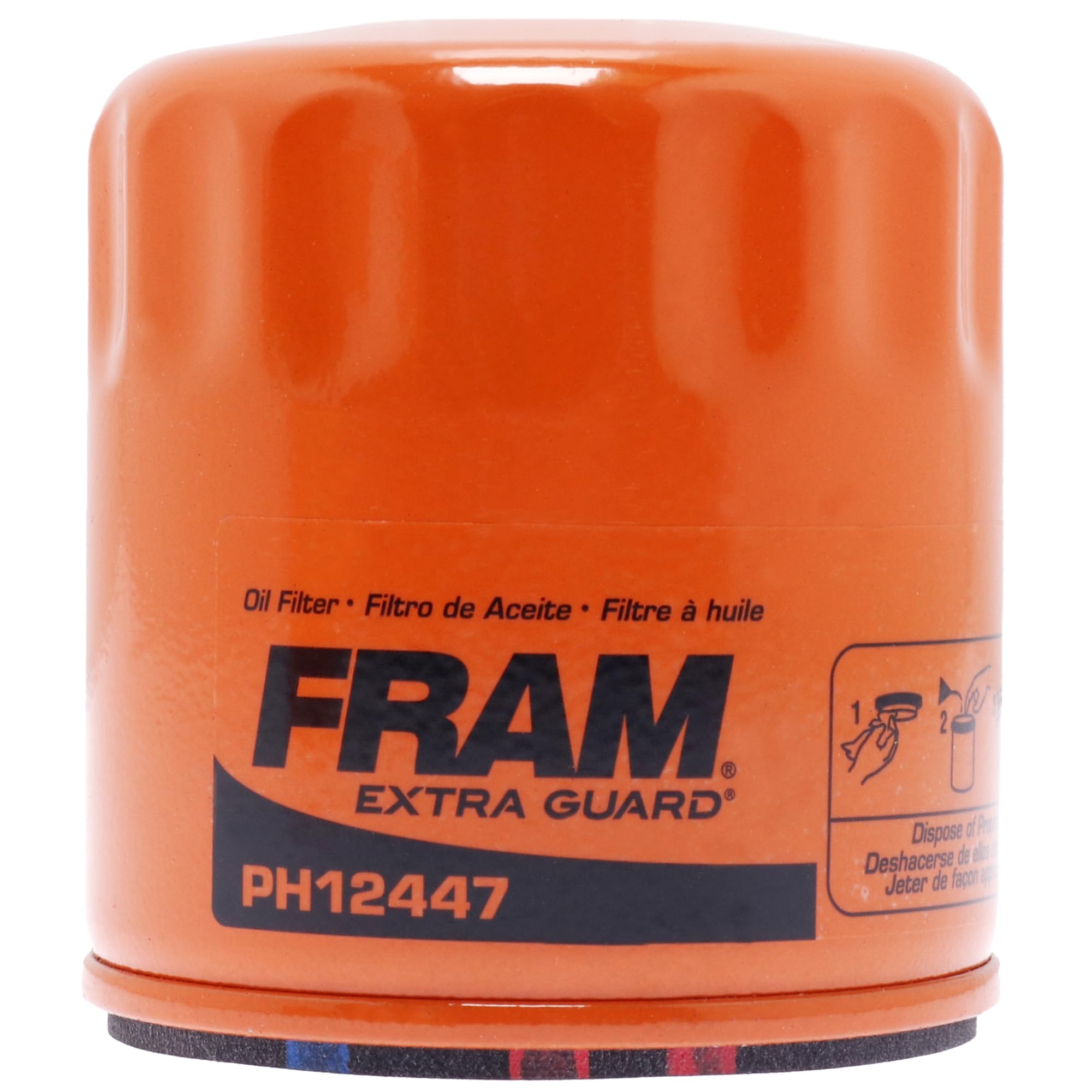 Fram Extra Guard Spin-On Automotive Replacement Oil Filter, Designed For Conventional And Synthetic Oil Changes Lasting Up To 10