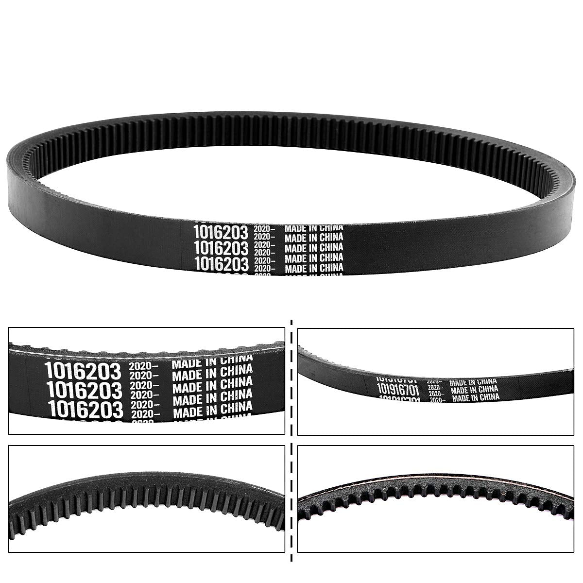 Roykaw Club Car Ds Precedent Drive Belt And Starter Generator Belt Kit Fit Golf Cart Ds 1997-Up And Precedent 2004-Up, Replace 1