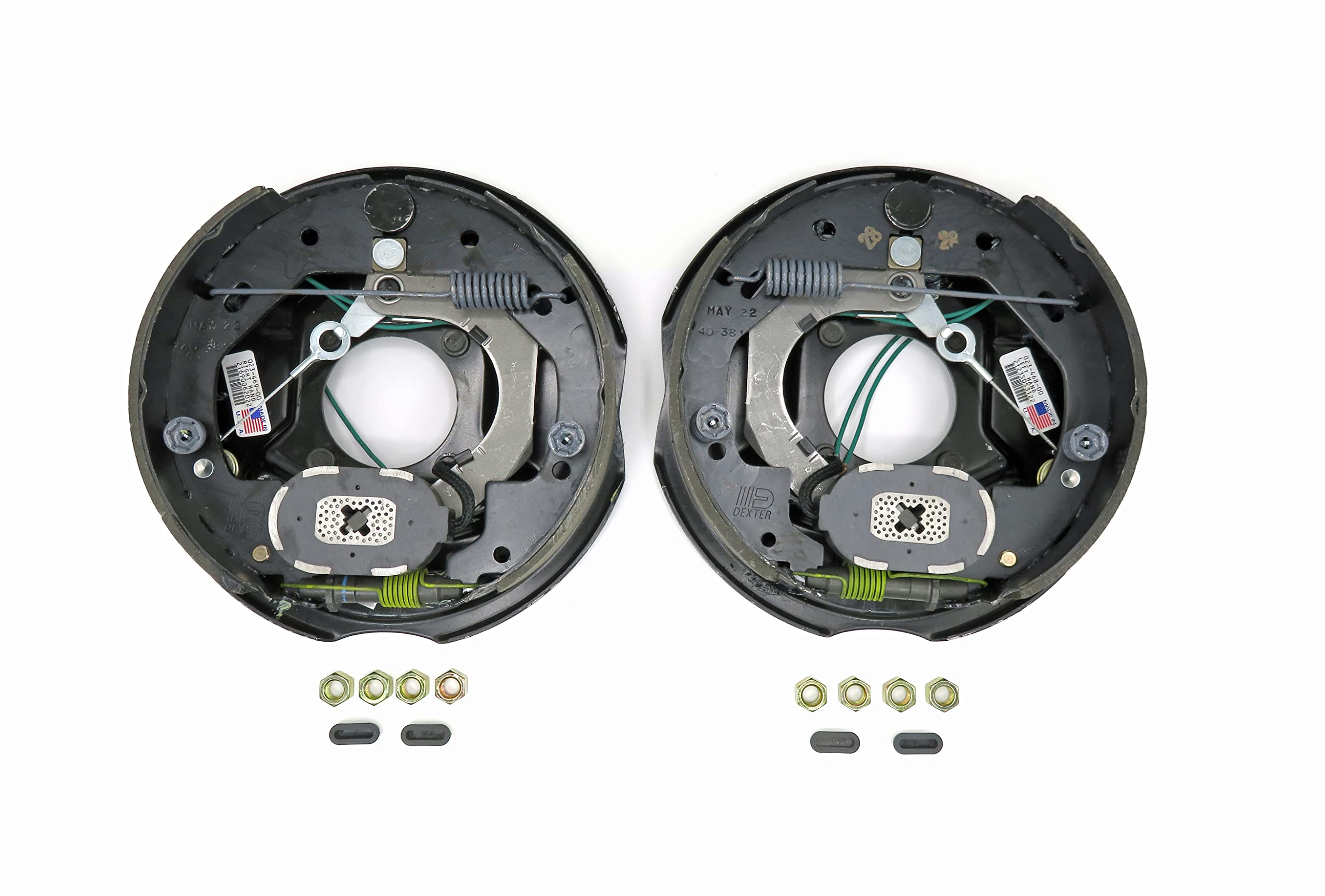 Dexter 3,500 Lb Axle Nev-R-Adjust 10' X2-1/4 Electric Brake Kit-Left & Right Hand
