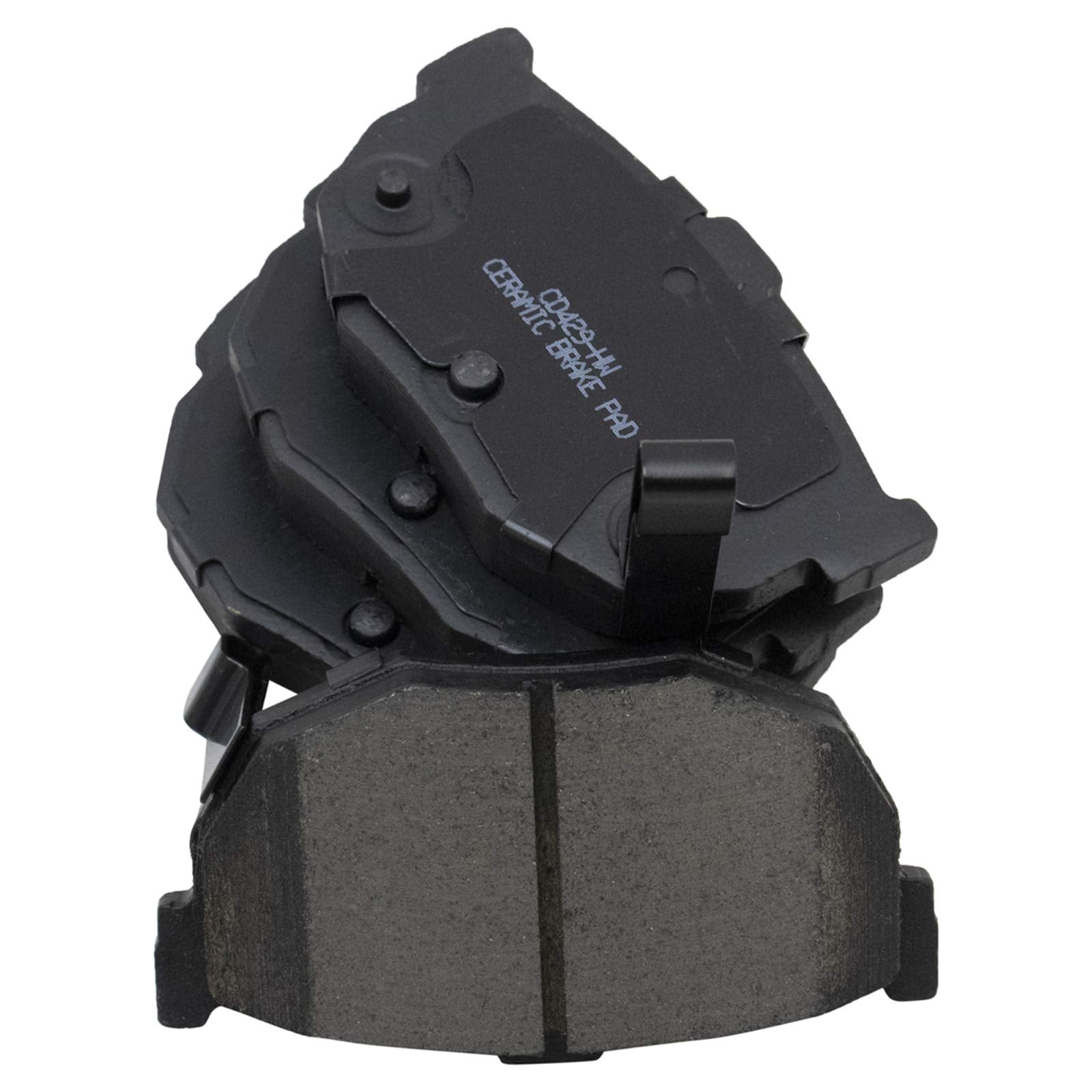 Trq Front And Rear Brake Pad & Rotor Kit Brake Pads Brake Rotor Ceramic Compatible With 2004-2009 Kia Spectra 2005-2009 Spectra5