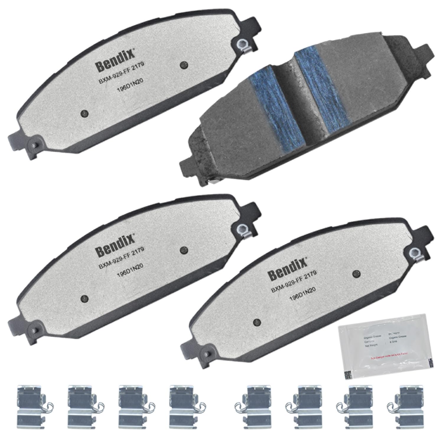 Bendix Fleet Metlok Mkd2179Fm Semi-Metallic Front Brake Pads For Jeep Grand Wagoneer 2024-2022, Grand Wagoneer L 2024-2023, Wago