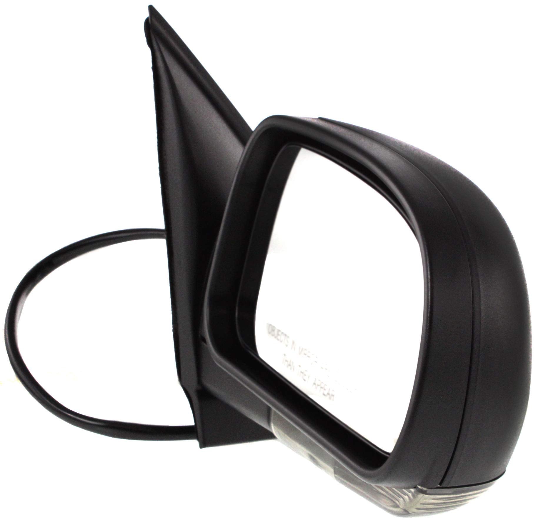 Kool Vue Passenger Side Power Heated Mirror for Chevrolet Trailblazer GMC Envoy 2002-2009 Power Fold With Signal Light; Without Memory Textured