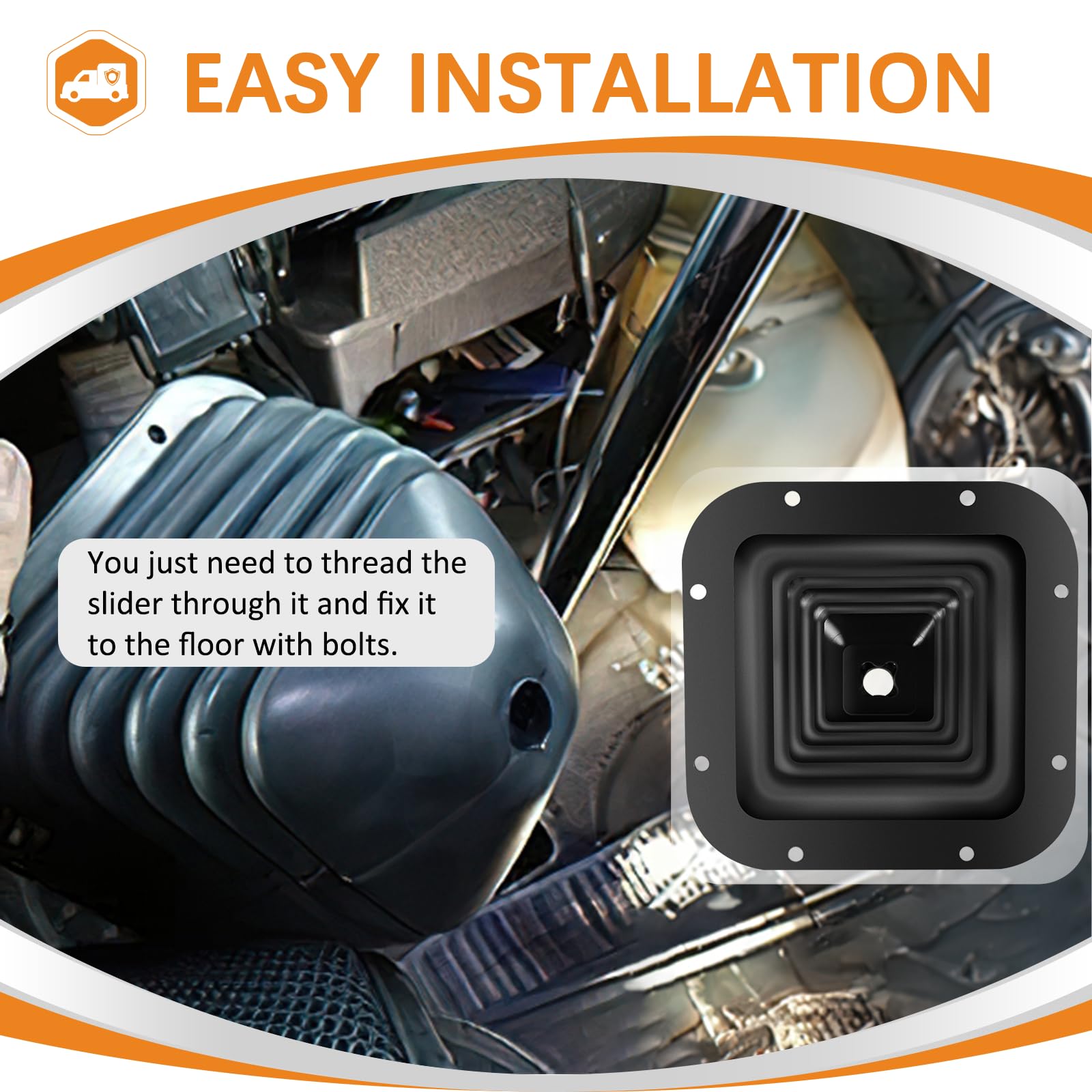 Camoo 924-5405 Automatic/Manual Transmission Shift Boot Compatible with Select Kenworth Models OEM Replacement Part Number K042-