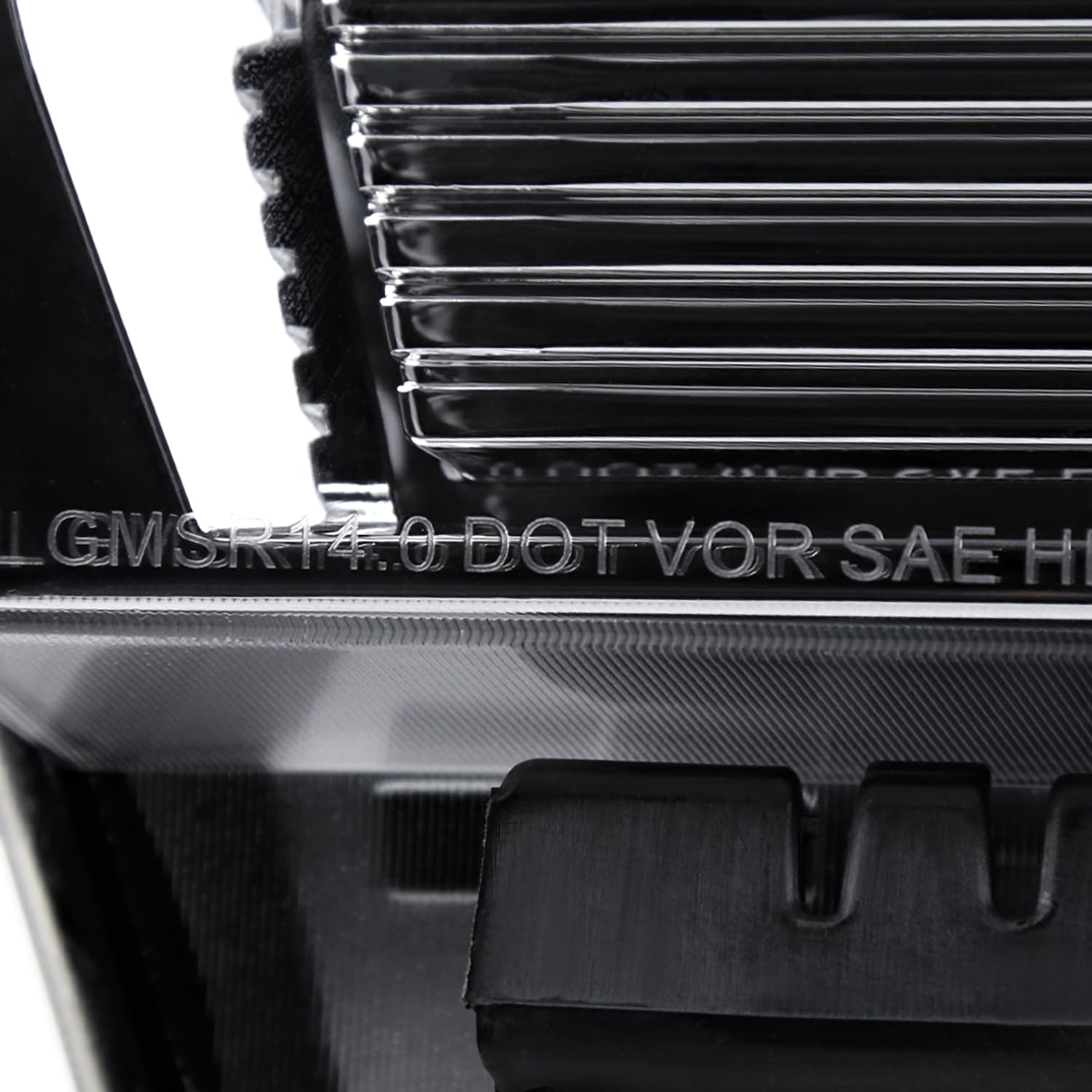 Spec-D Tuning Chrome Housing Clear Lens Projector Driver Left Side Headlight Compatible with 2014-2015 GMC Sierra 1500 2500 3500