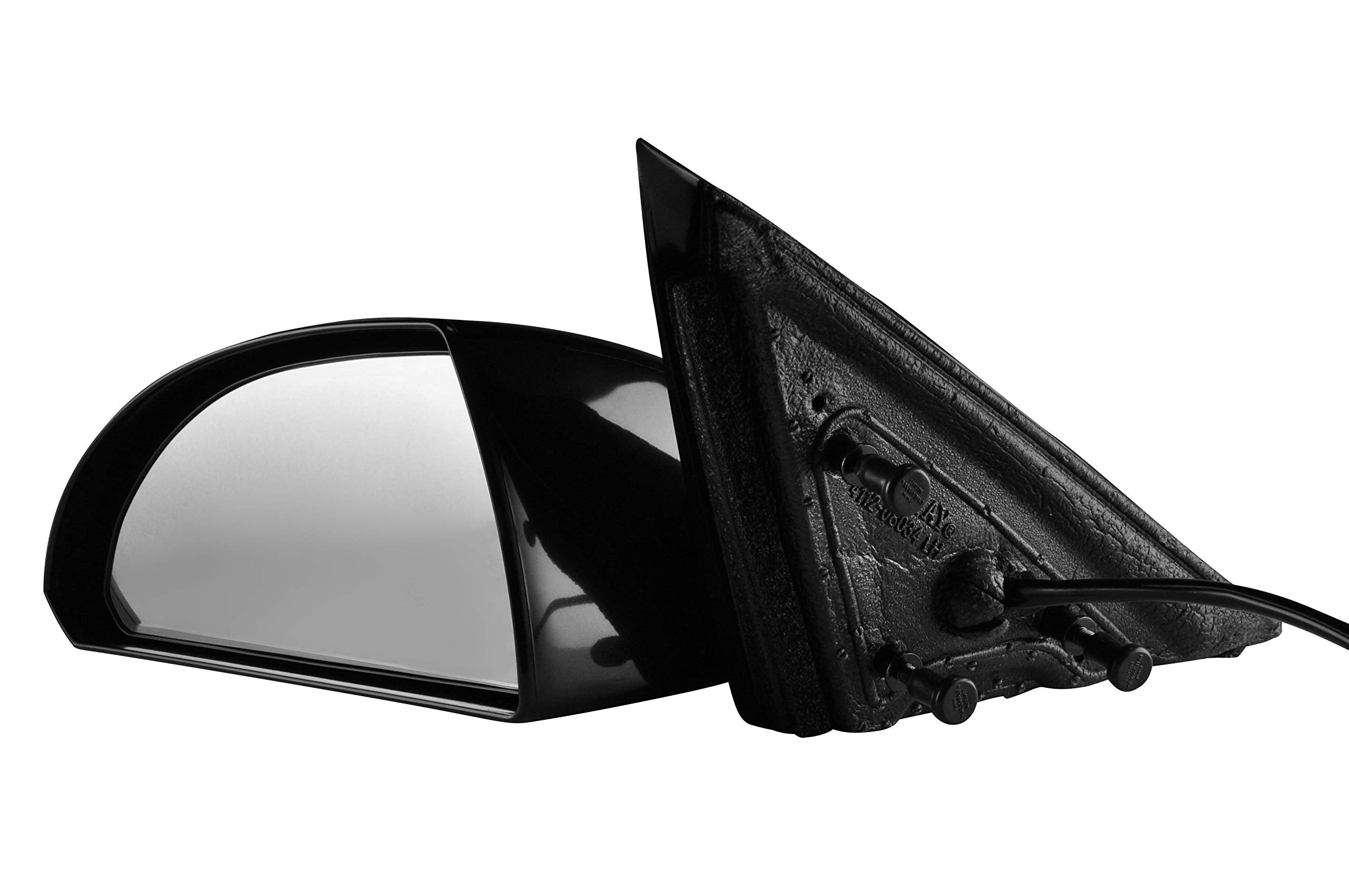 Dependable Direct Driver Side Unpainted Side View Mirror Replacement fits 2006-2013 Chevy Impala and fits 2014-2016 Chevy Impala Limited - Power-Operated Non-Heated Non-Folding Door Mirror - GM1320306
