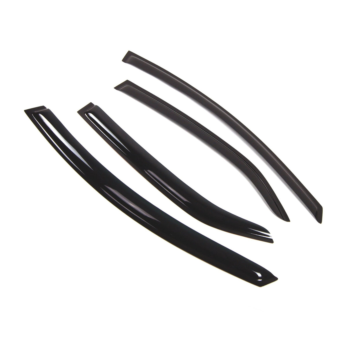 Tuningpros Outside Mount Window Vent Visors Rain Guards Compatible With Kia Forte 2009-2013 | Side Window Wind Deflectors Rain S