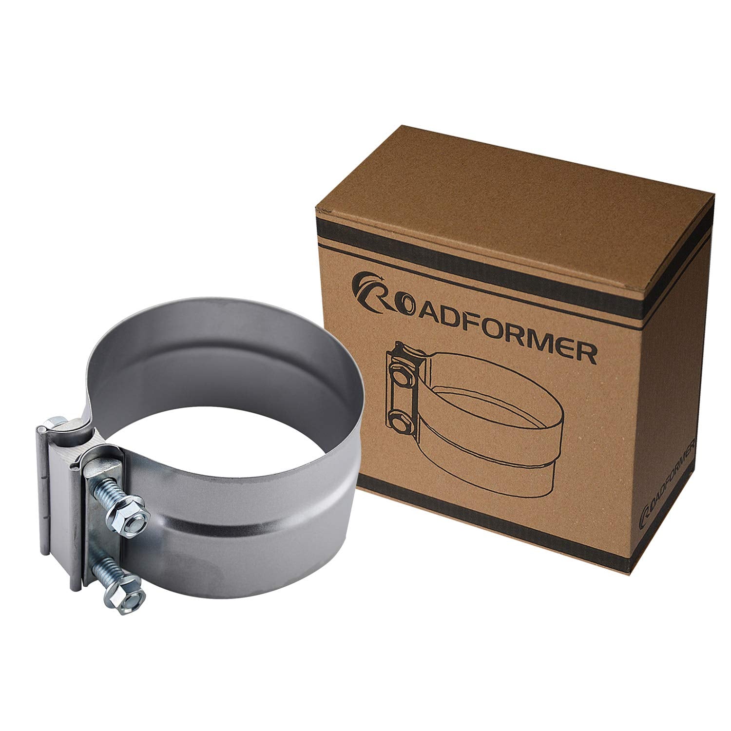 Roadformer 3.5 Lap Joint Exhaust Band Clamp Preformed Aluminized Steel