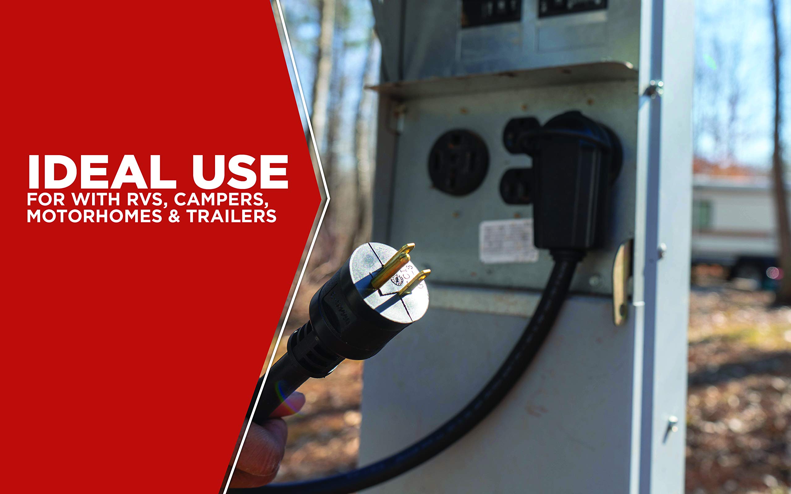 Road Power 65040201 Rv Adapter, Black