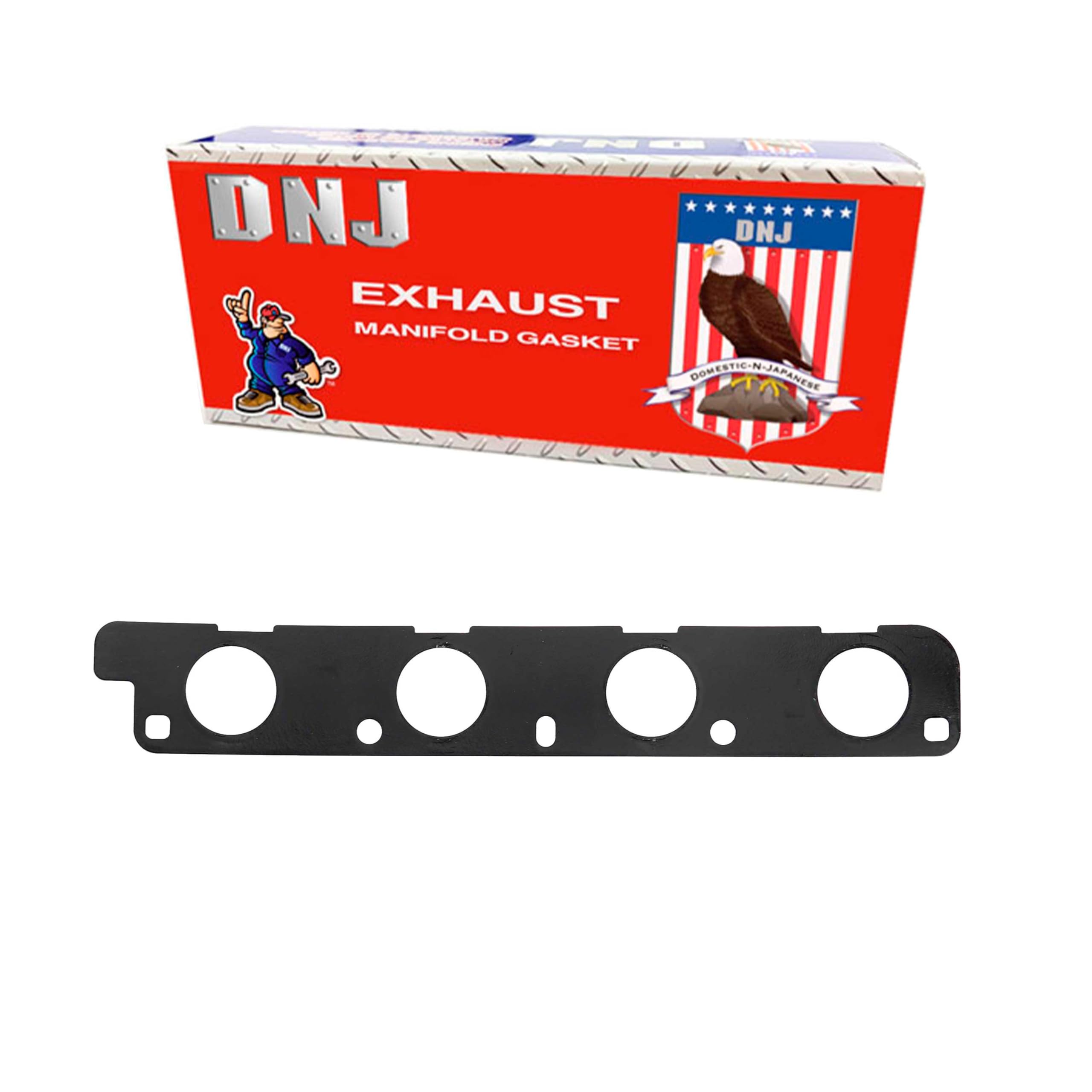 DNJ EG802 Exhaust Manifold Gasket for 2005-2015 / Audi, Volkswagen / A3, A4, A5, A6, Beetle, Jetta, Passat, Q5, Tiguan, TT, TT Quattro / 2.0L / DOHC / 16V /BPG, BPY, BWT, CAEB, CBFA, CCTA, CDMA