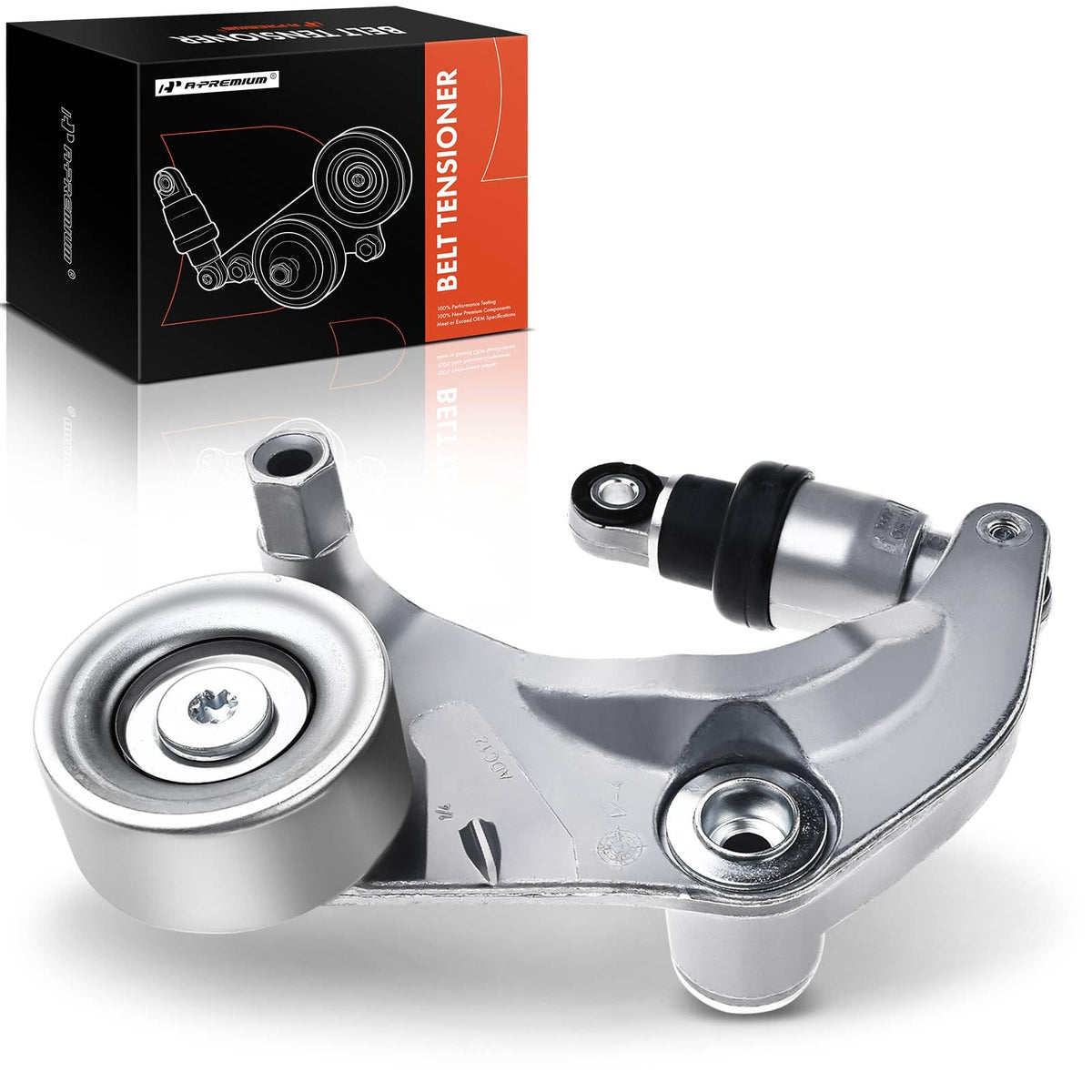 A-Premium Belt Tensioner Assembly with Pulley Compatible with Honda Civic 2006 1.8L Petrol, Replace# 31170RNAA01, 31170RNAA02